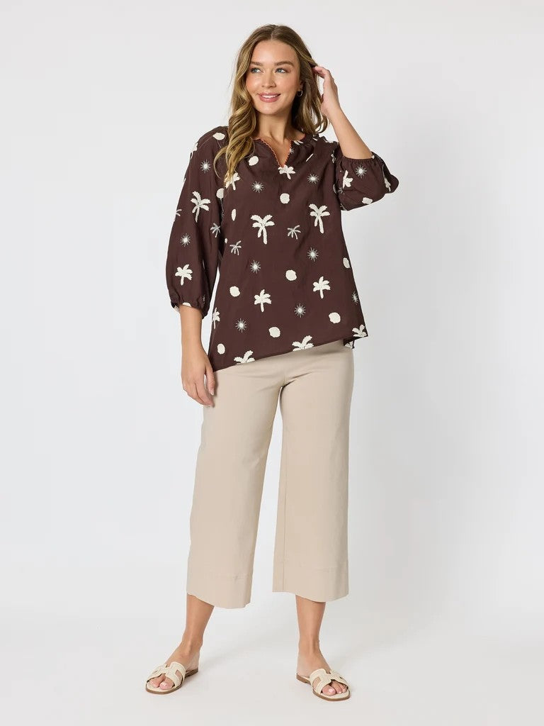 Canopy Embroidered Top