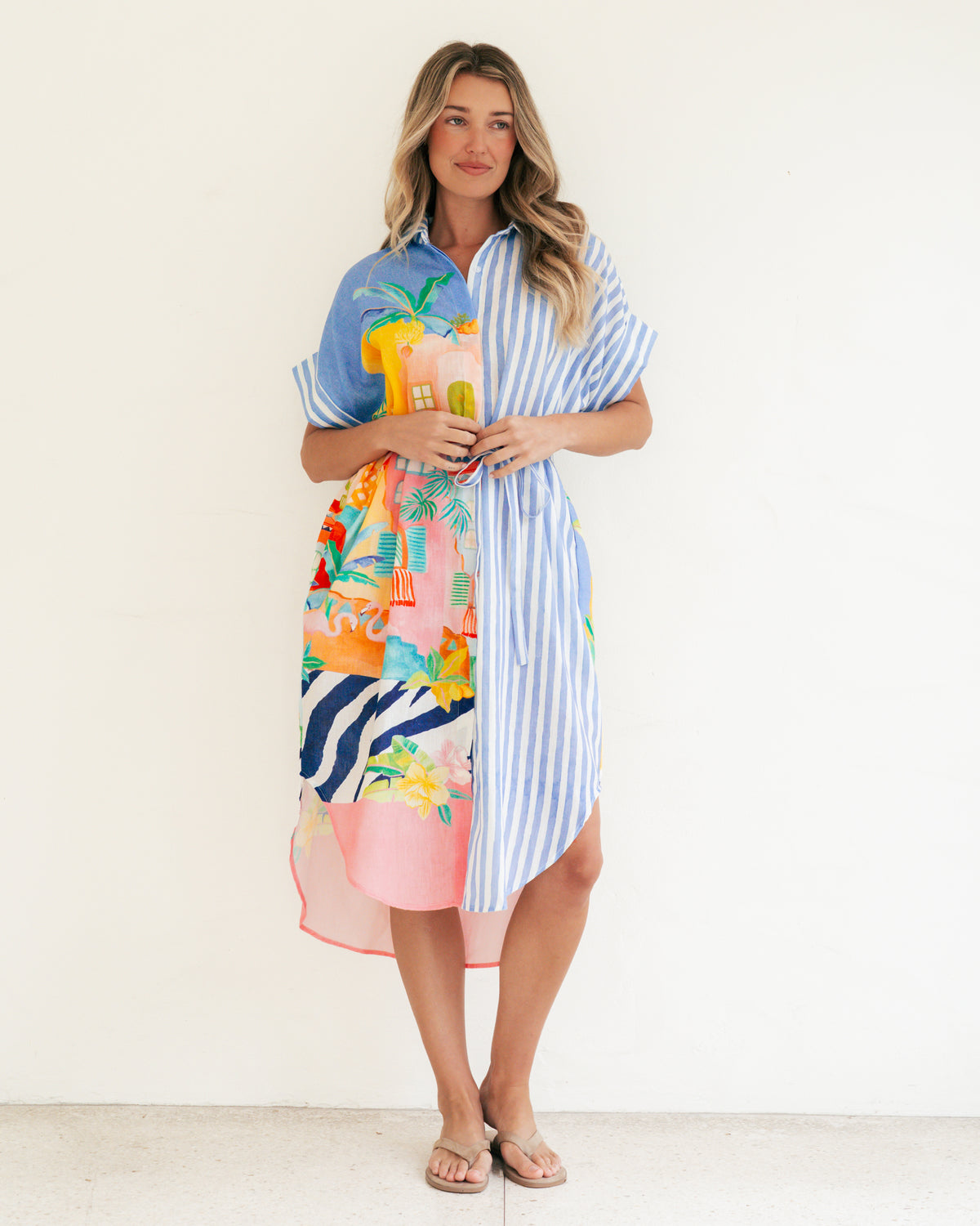 Casa Tropicana shirt Dress