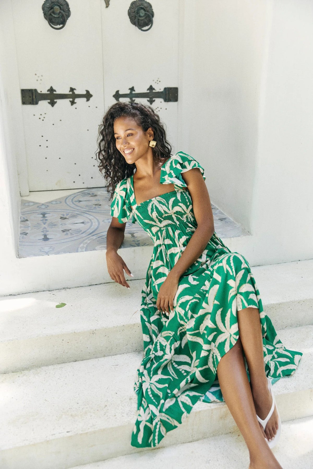 Congo Maxi Dress - Palm