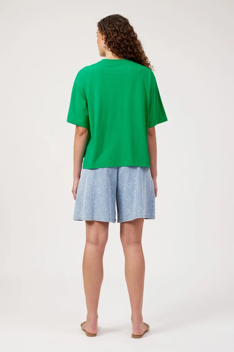 Elba Heart Tee - Green