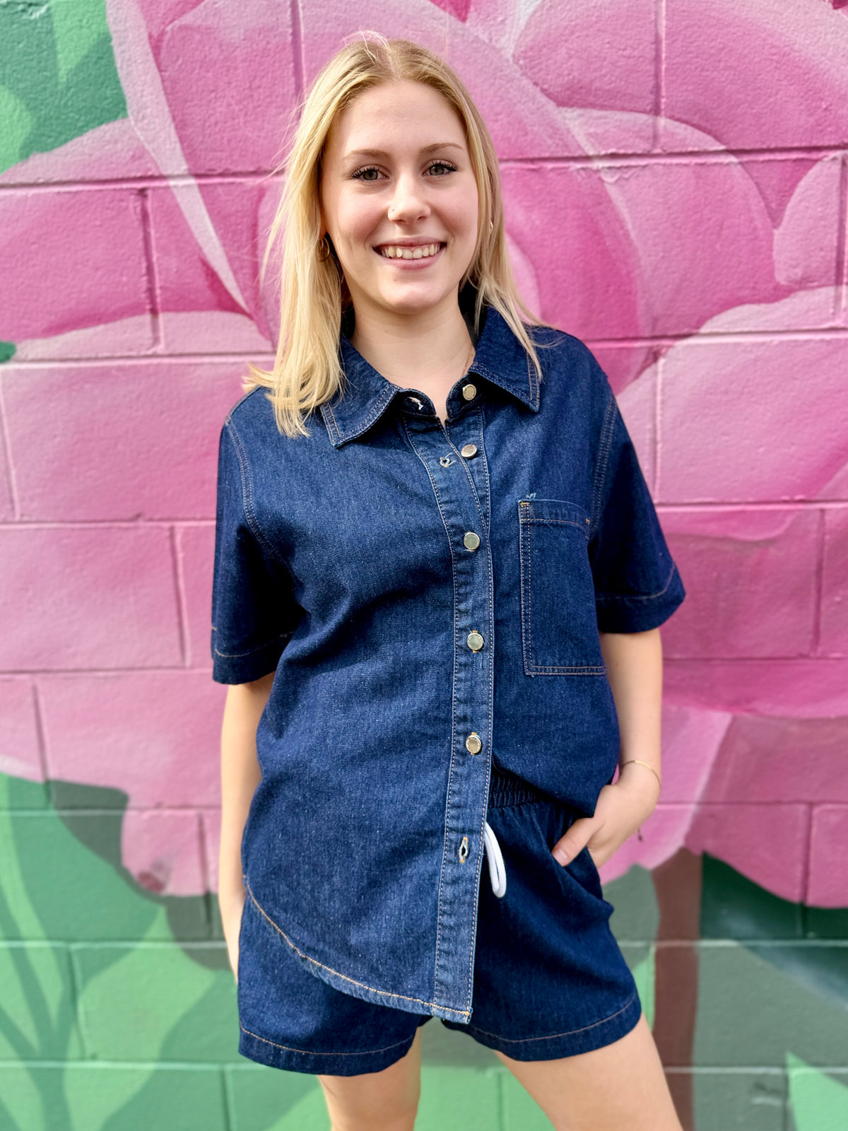Emma Denim Shirt – Indigo