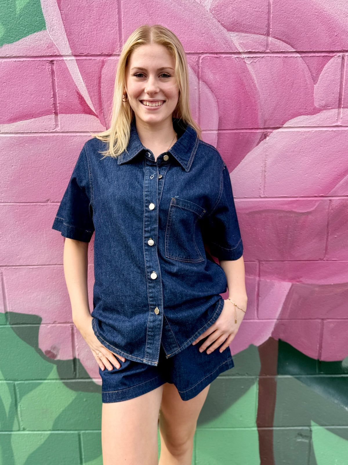 Emma Denim Shirt – Indigo