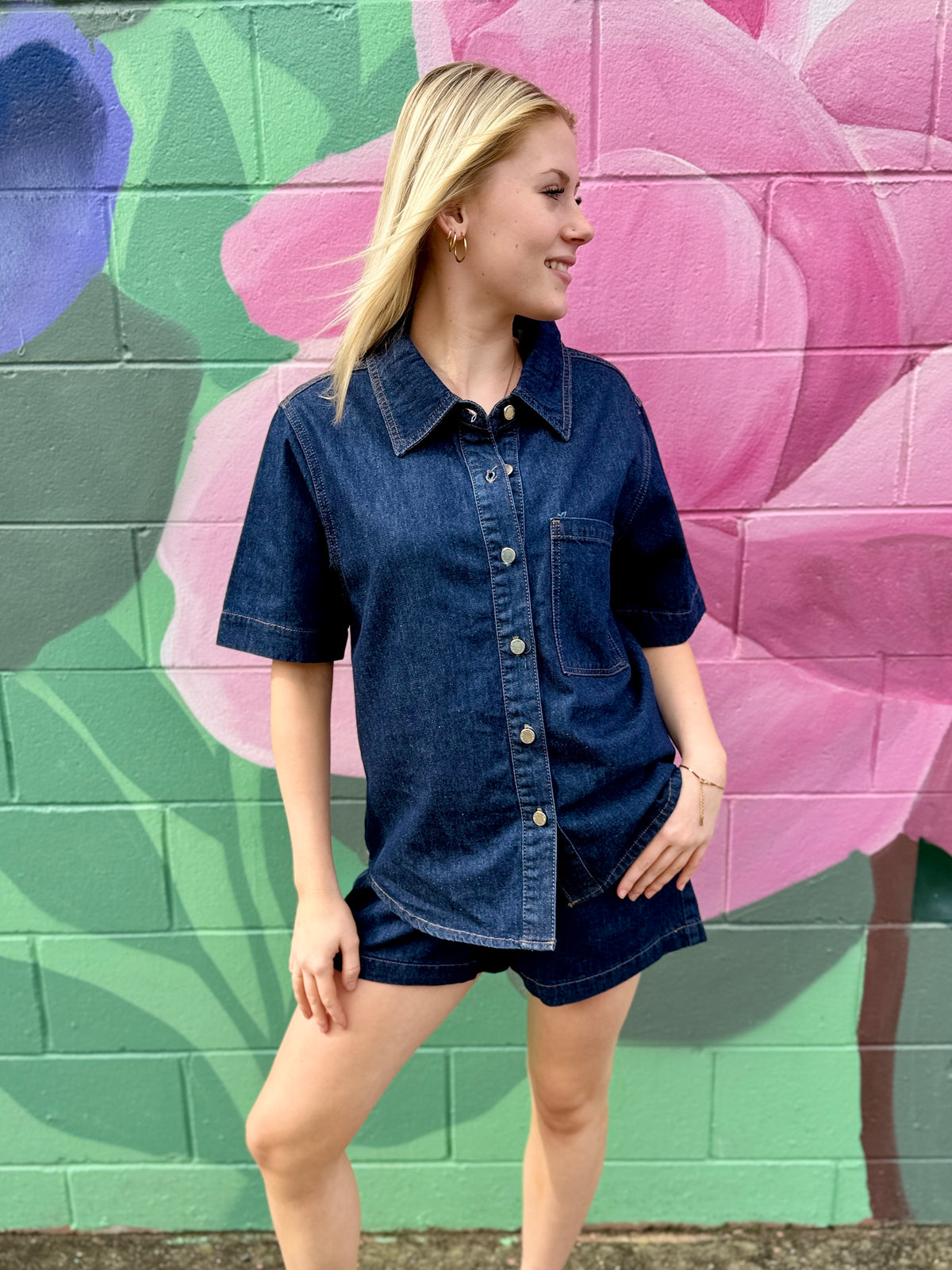 Emma Denim Shirt – Indigo