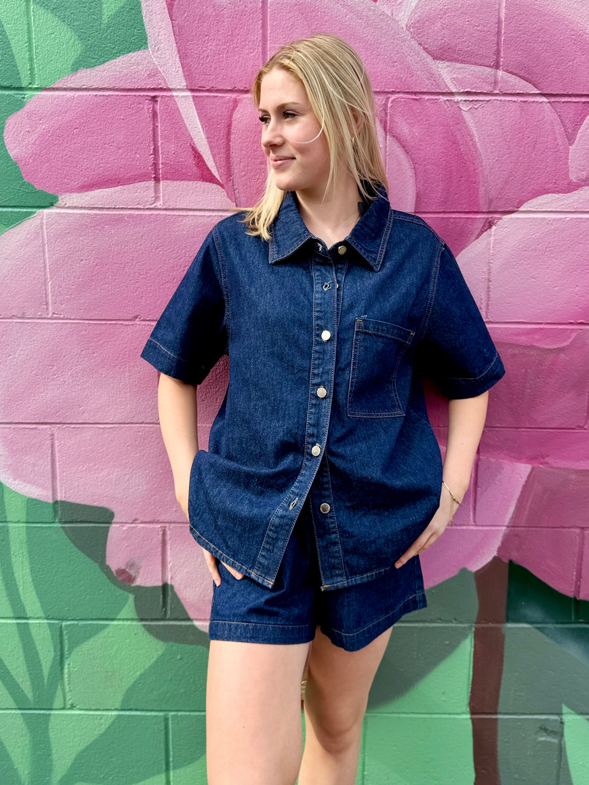 Emma Denim Shirt – Indigo