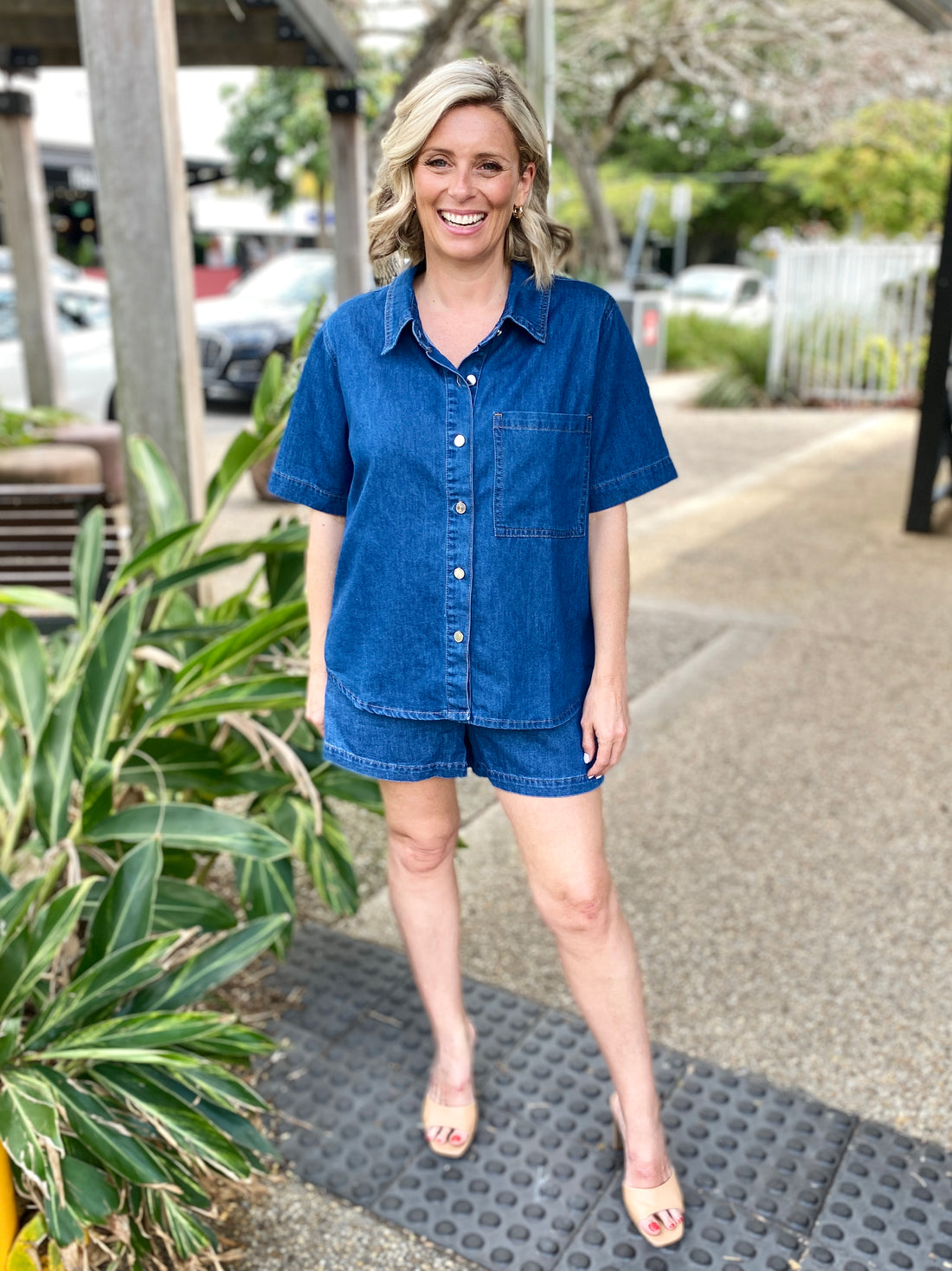 Emma Denim Shirt – Blue