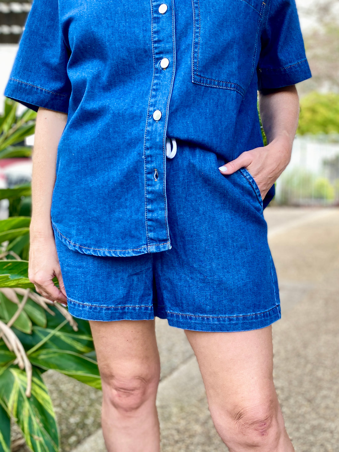 Emma Denim Short – Blue
