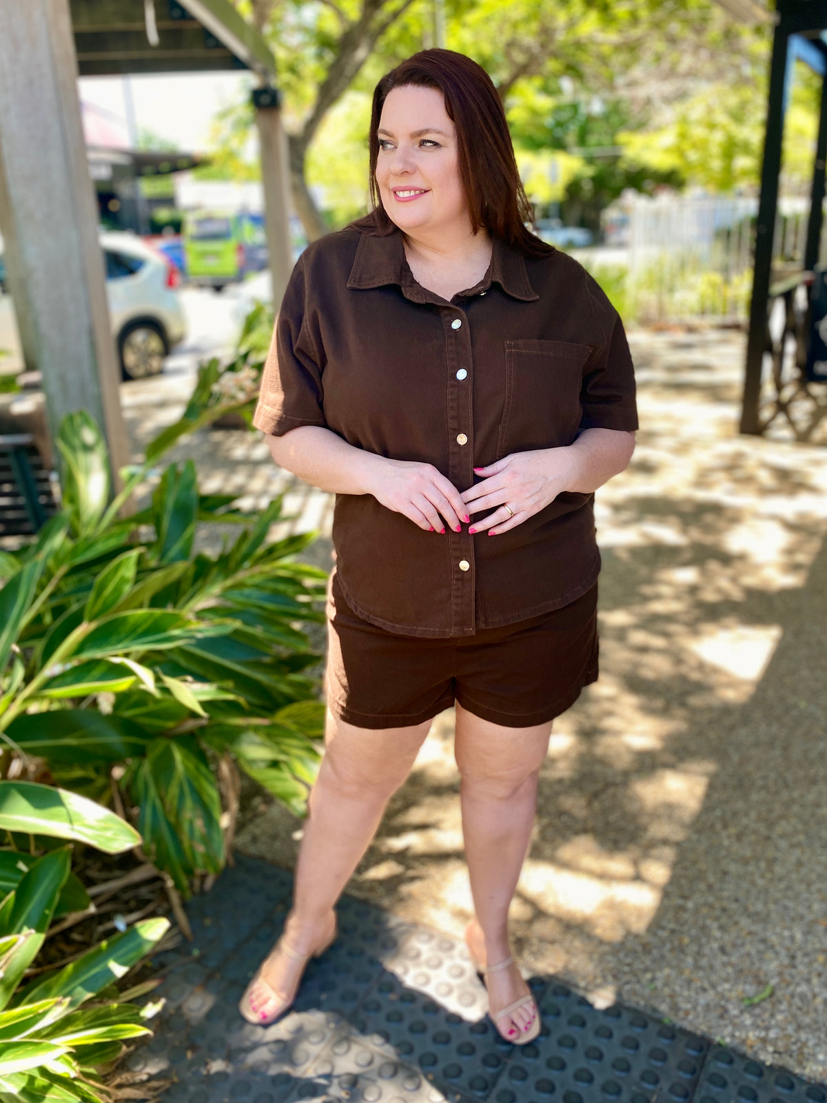Emma Denim Shirt – Choc