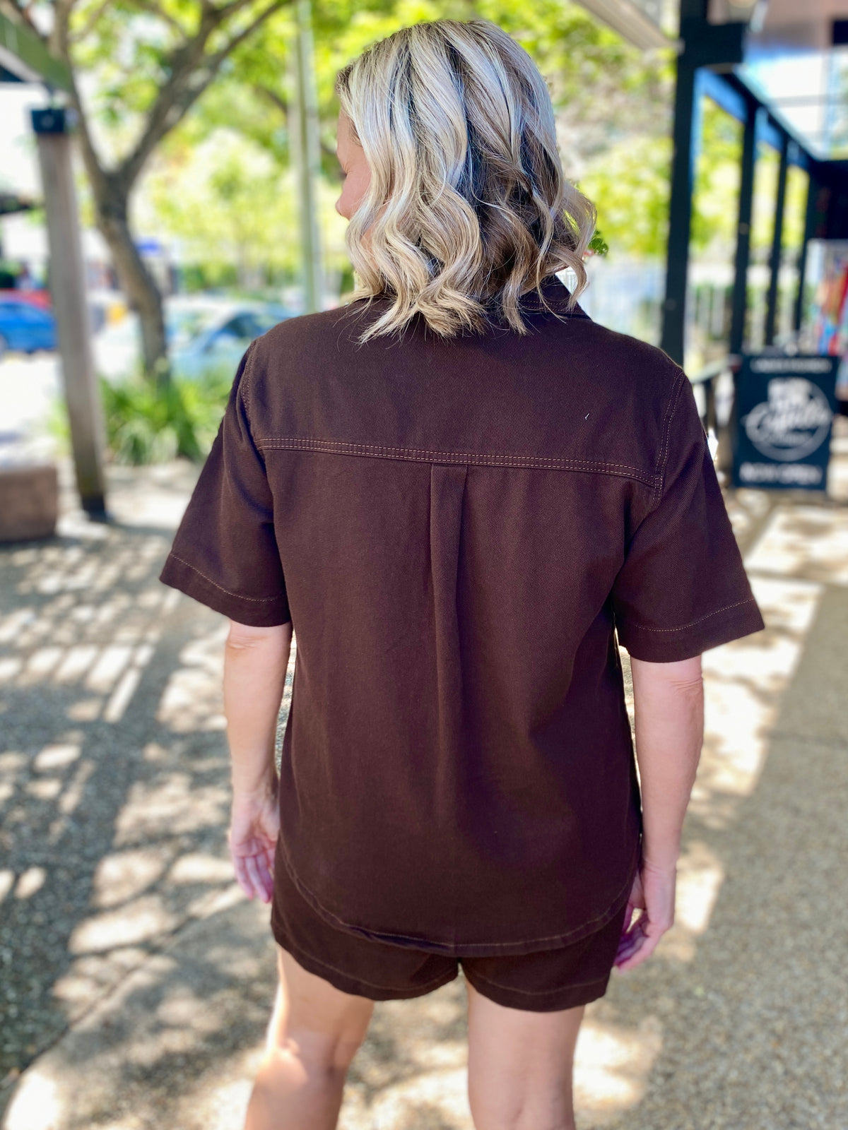 Emma Denim Shirt – Choc