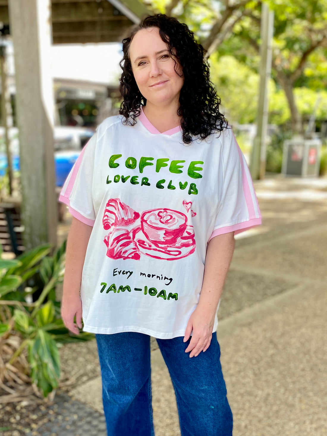 Coffee Lover Club Tee – White
