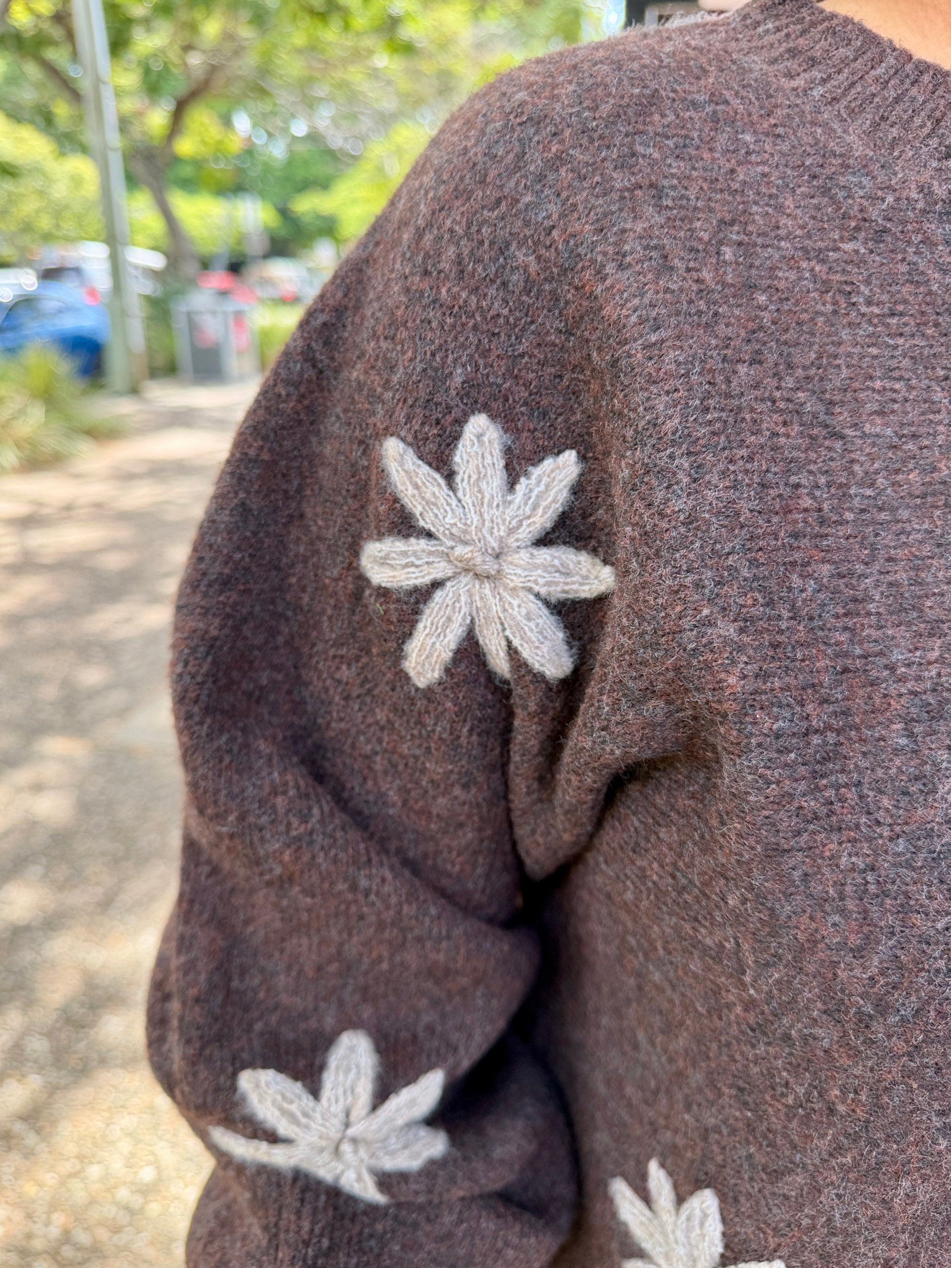 Miru Flower Jumper – Choc
