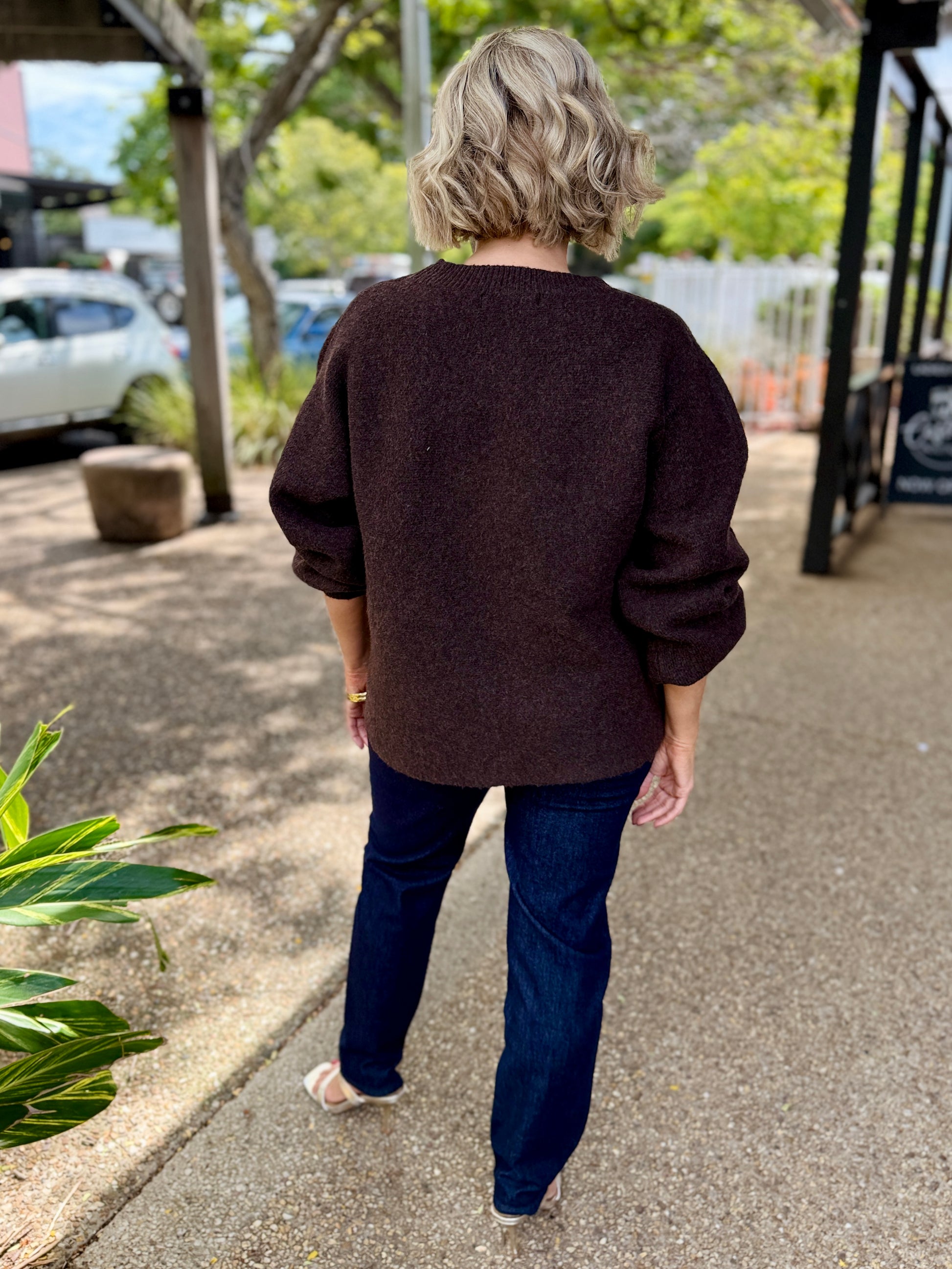 Miru Flower Jumper – Choc