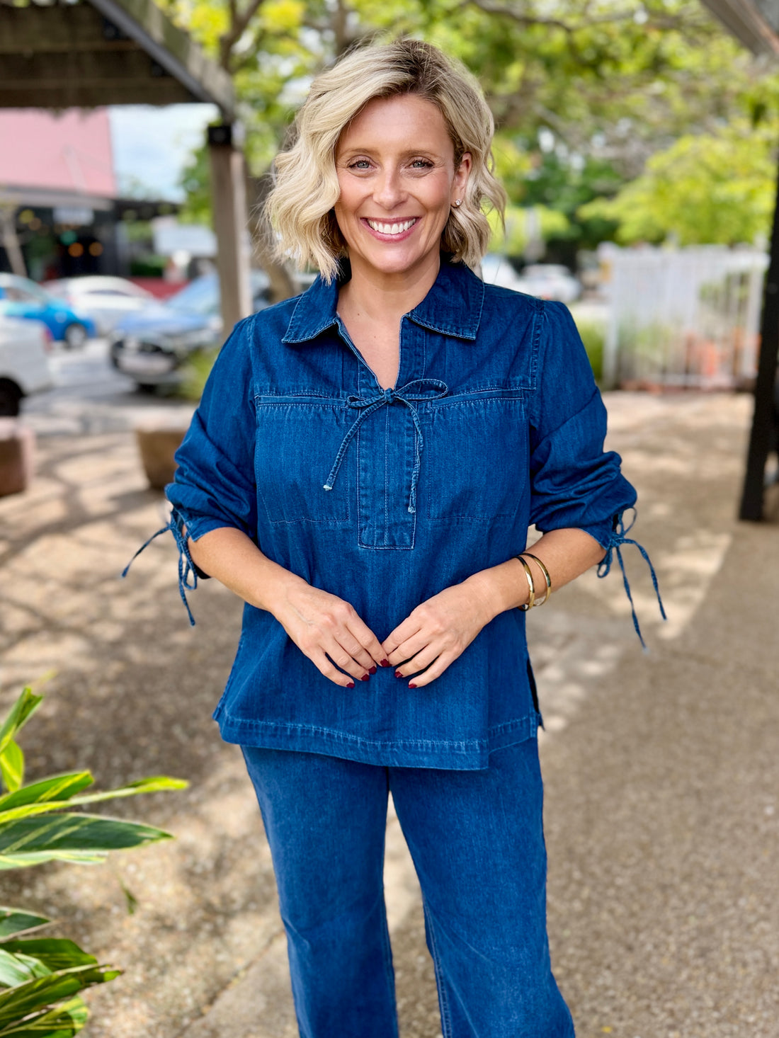 Dubai Denim Blouse