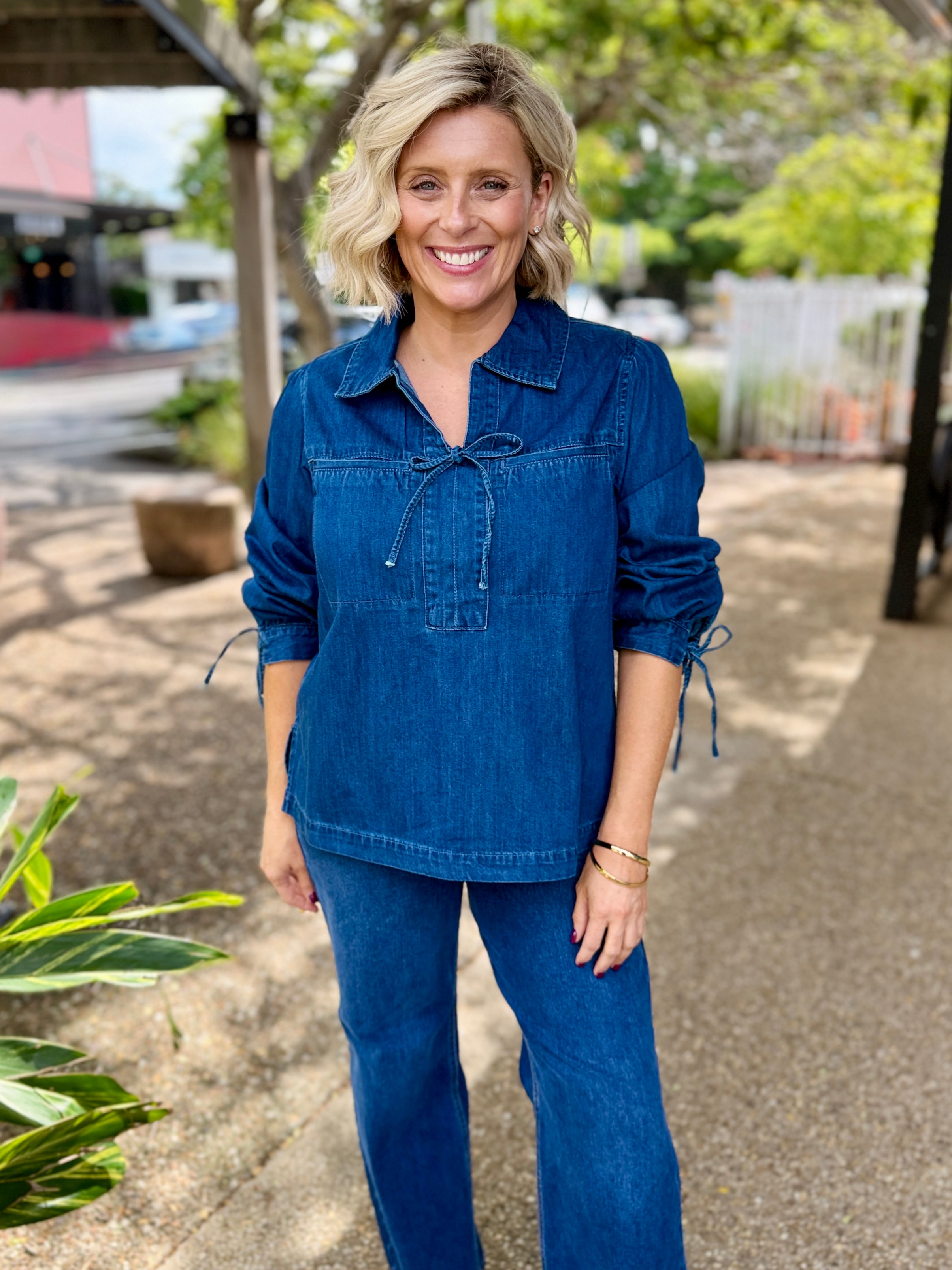 Dubai Denim Blouse