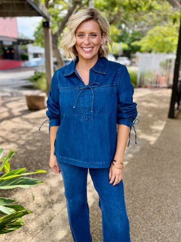 Dubai Denim Blouse
