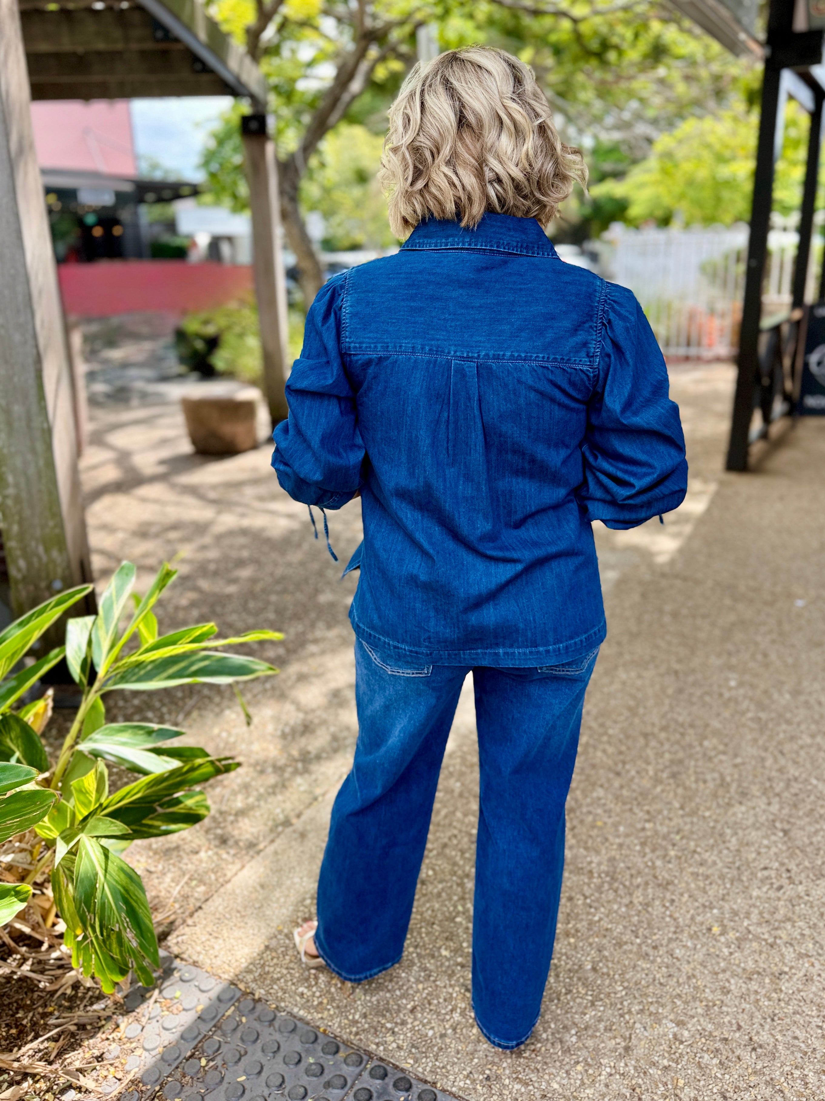 Dubai Denim Blouse
