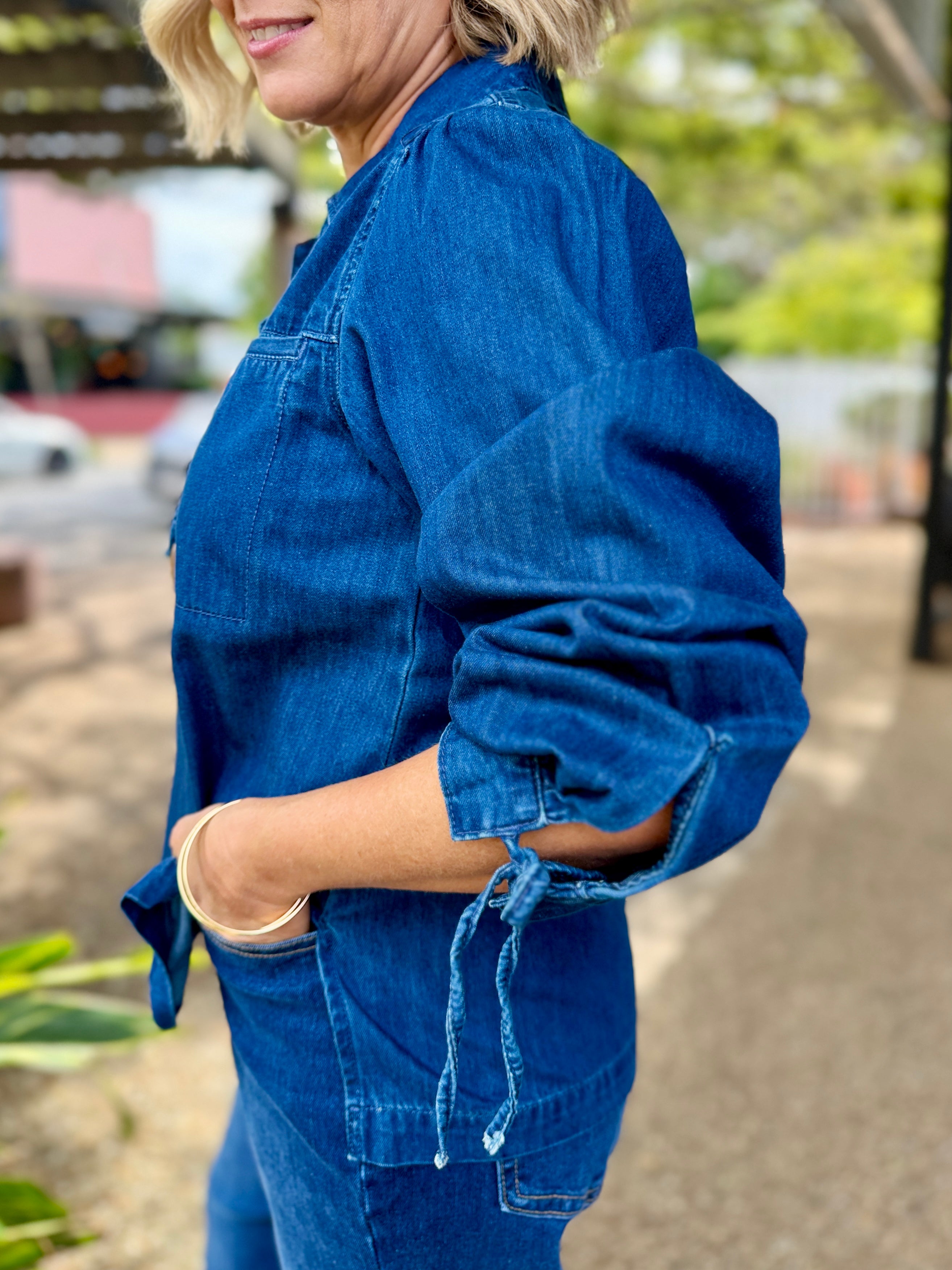 Dubai Denim Blouse