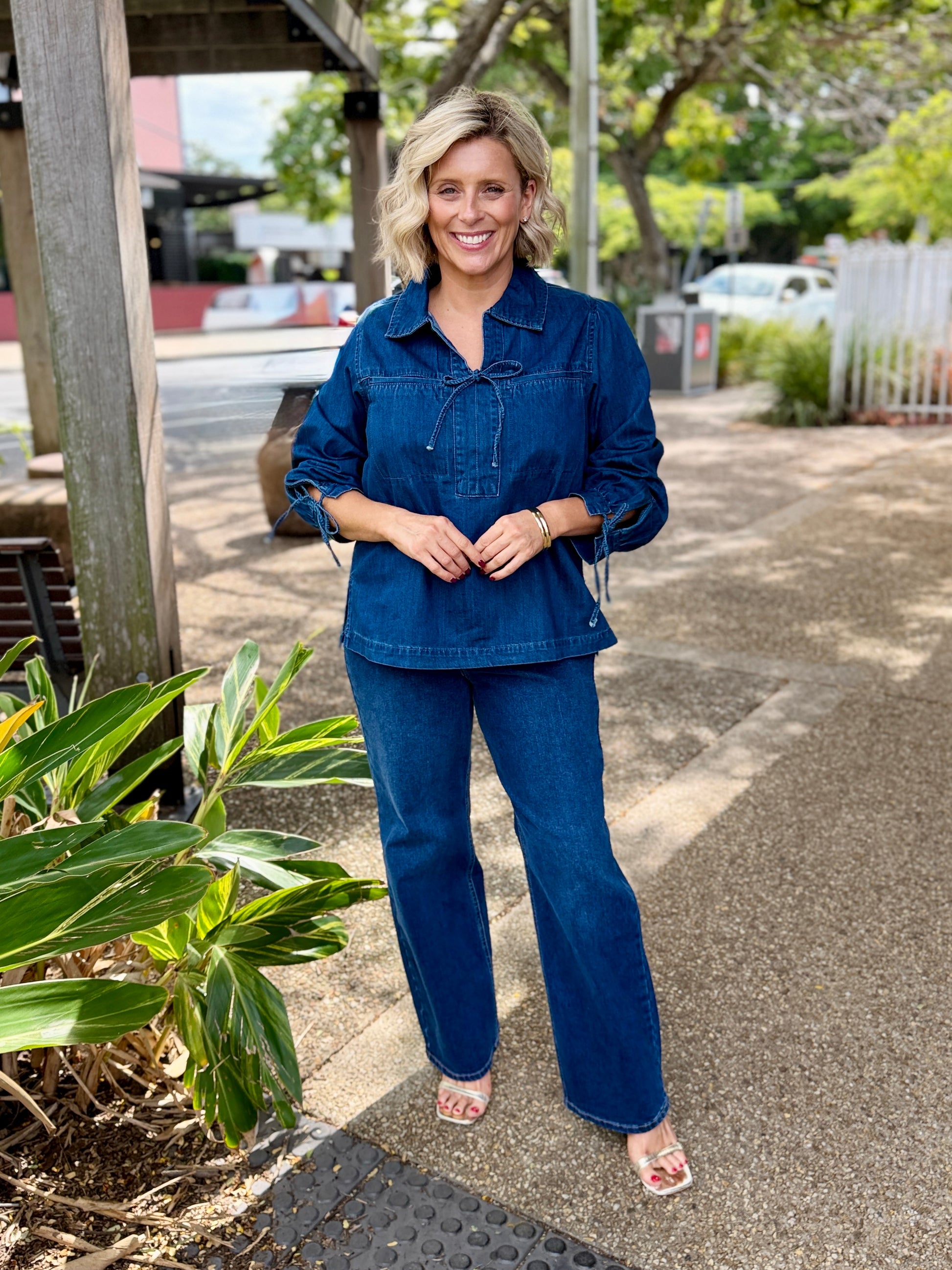 Dubai Denim Blouse