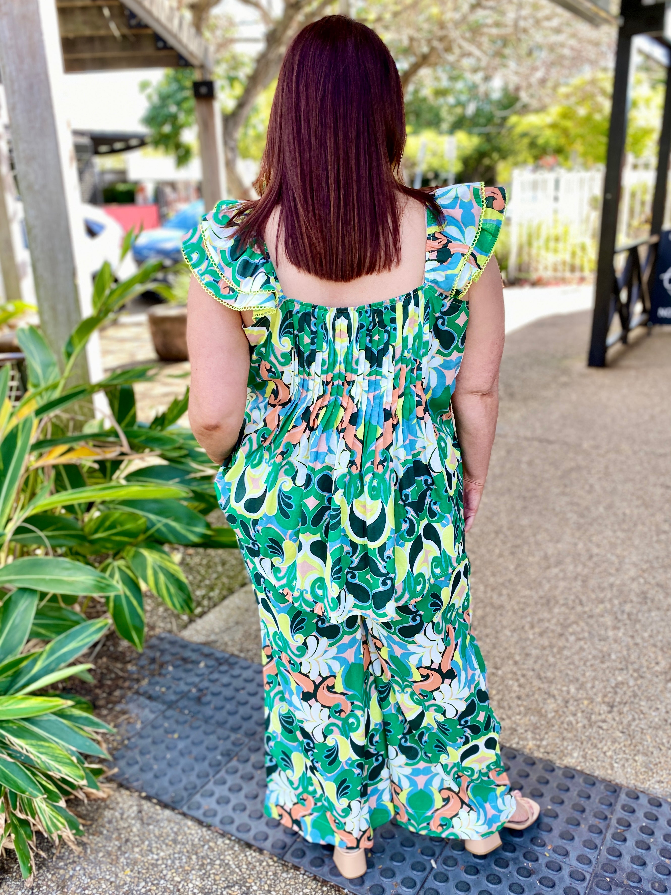 Aurora Frill Tank – Paisley