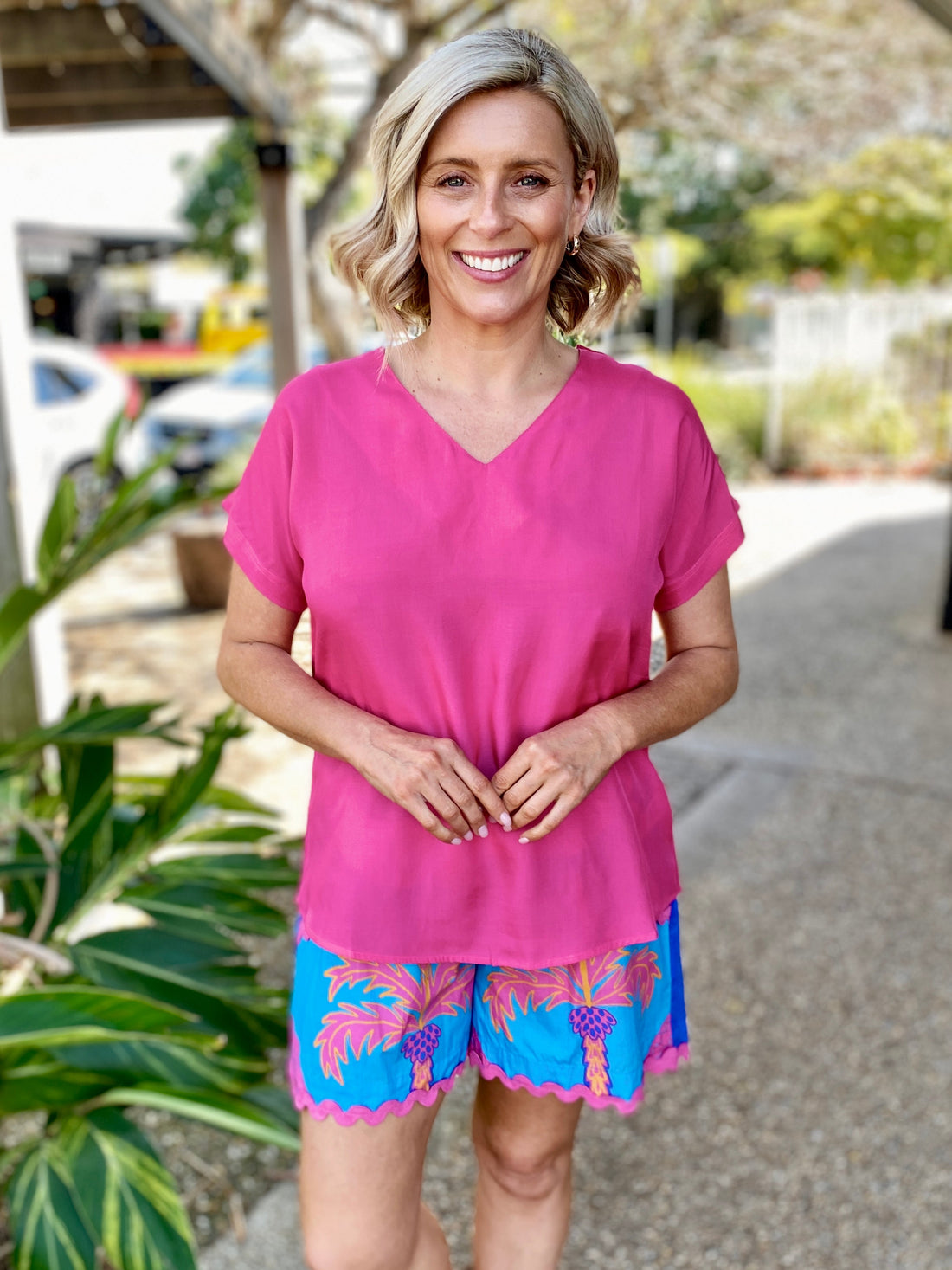 Lux Top – Hot Pink
