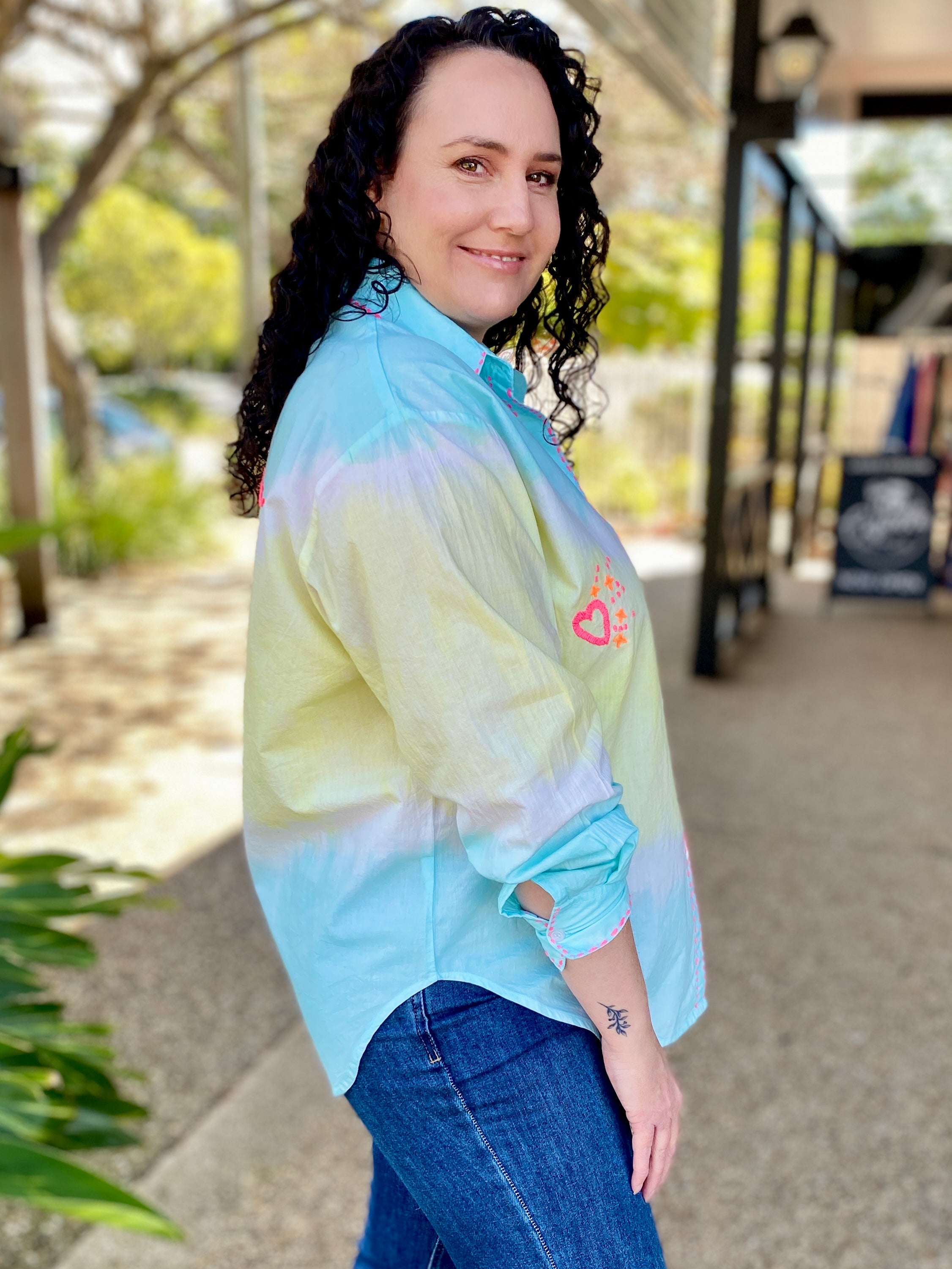 Palms Shirt – Blue