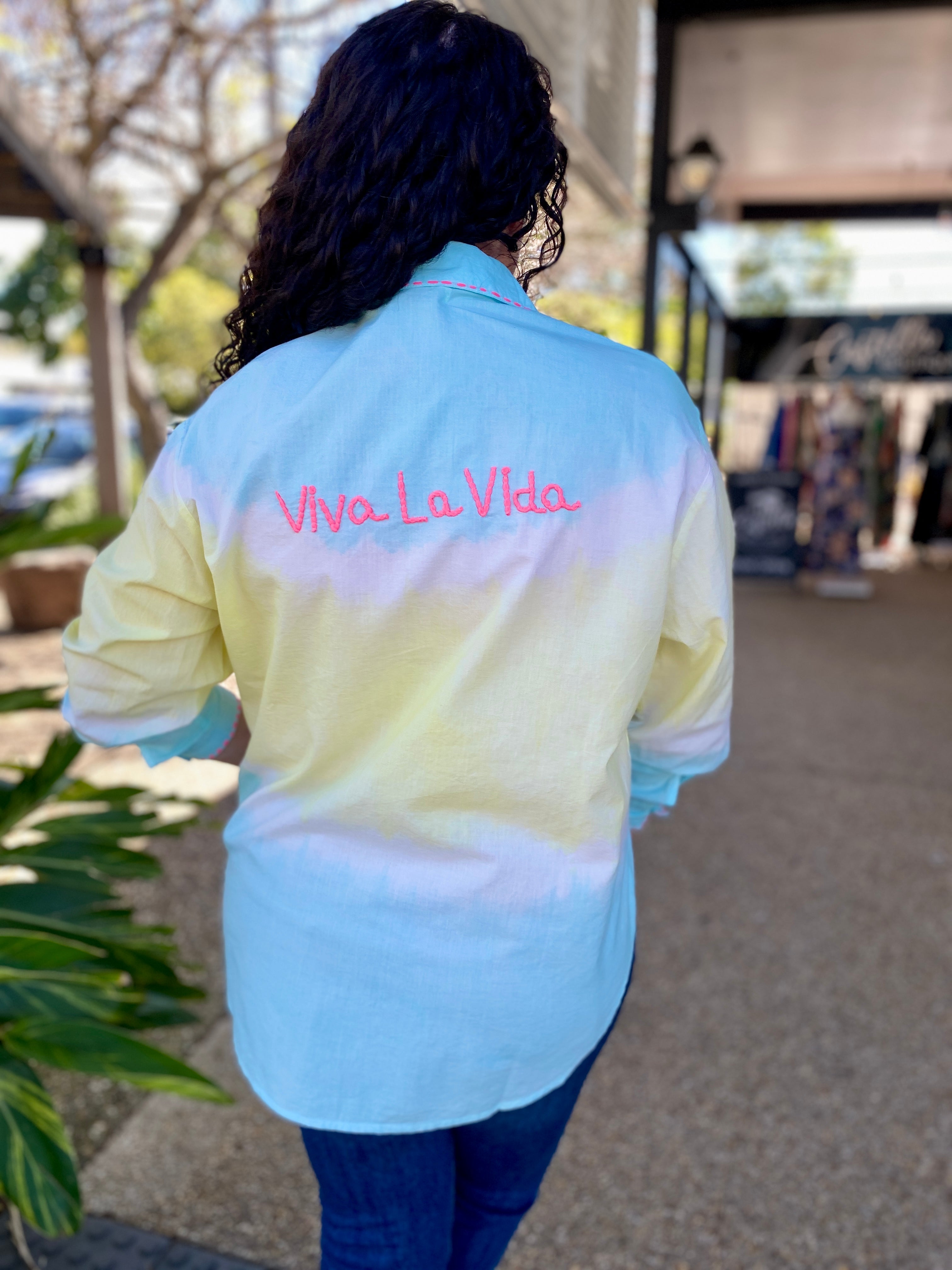 Palms Shirt – Blue