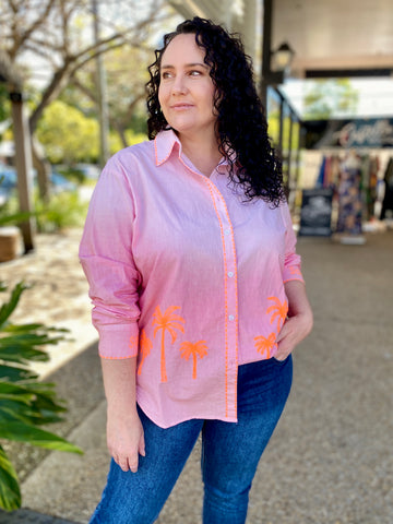 Palms Shirt – Pink