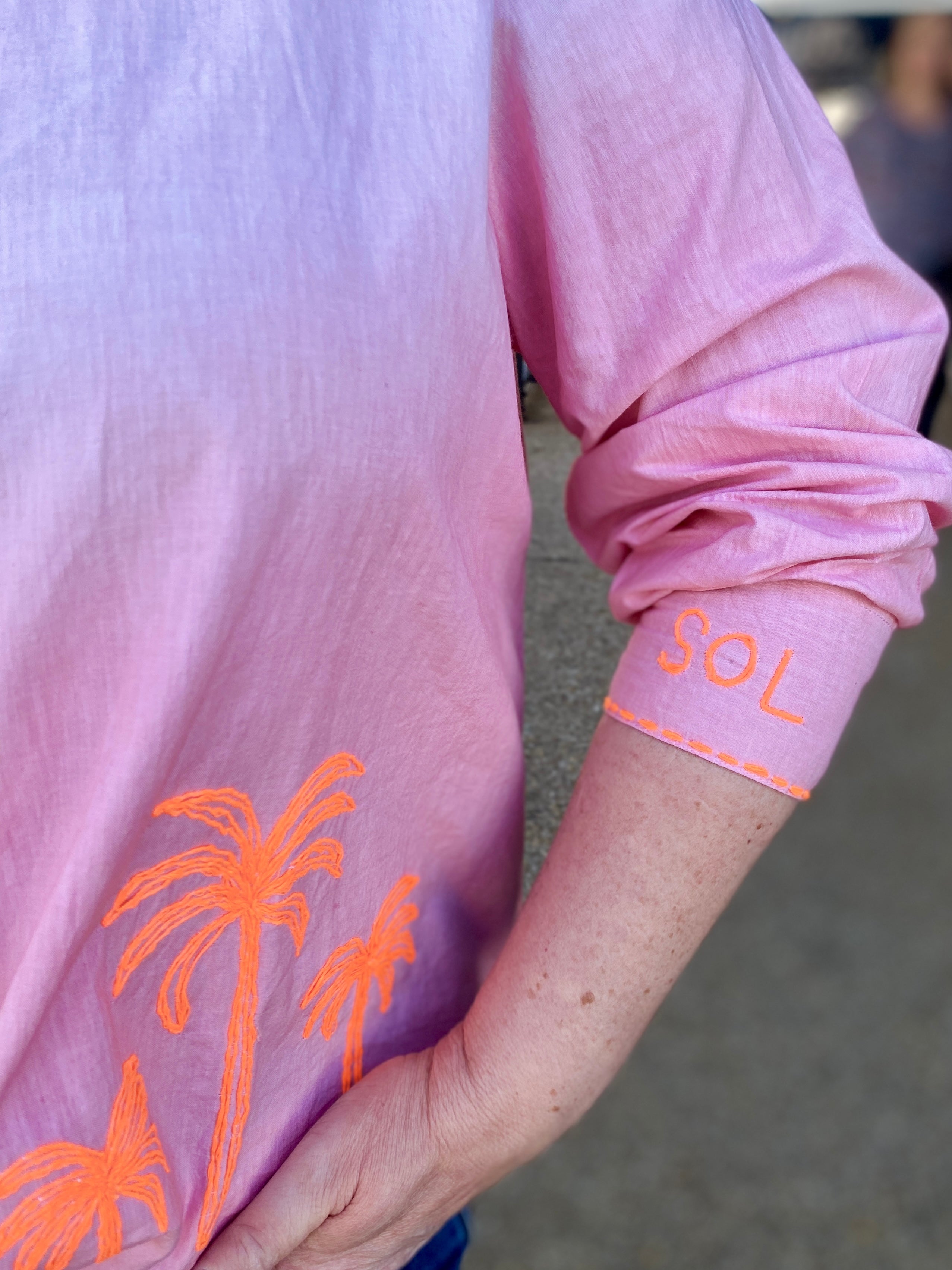 Palms Shirt – Pink