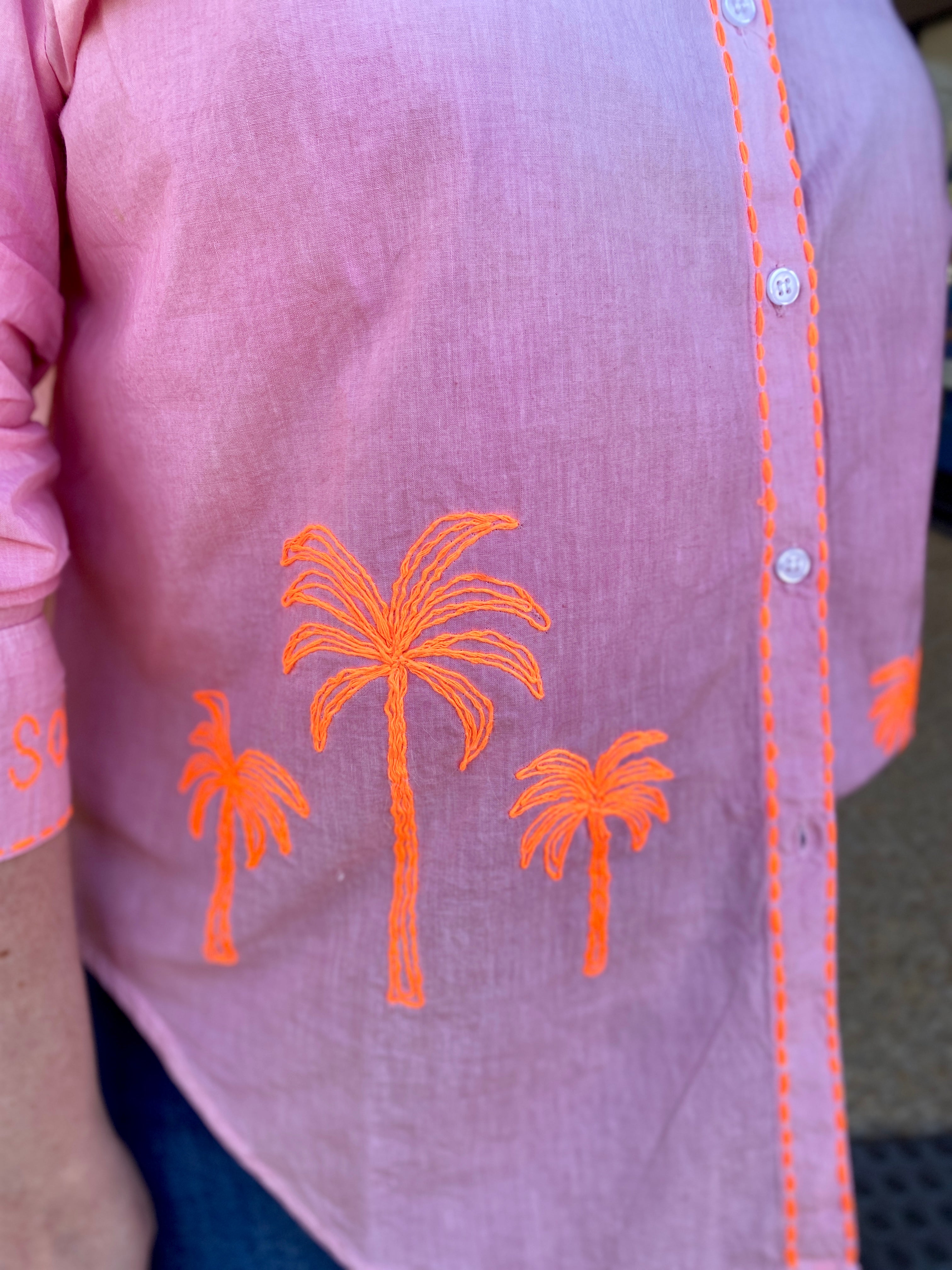 Palms Shirt – Pink