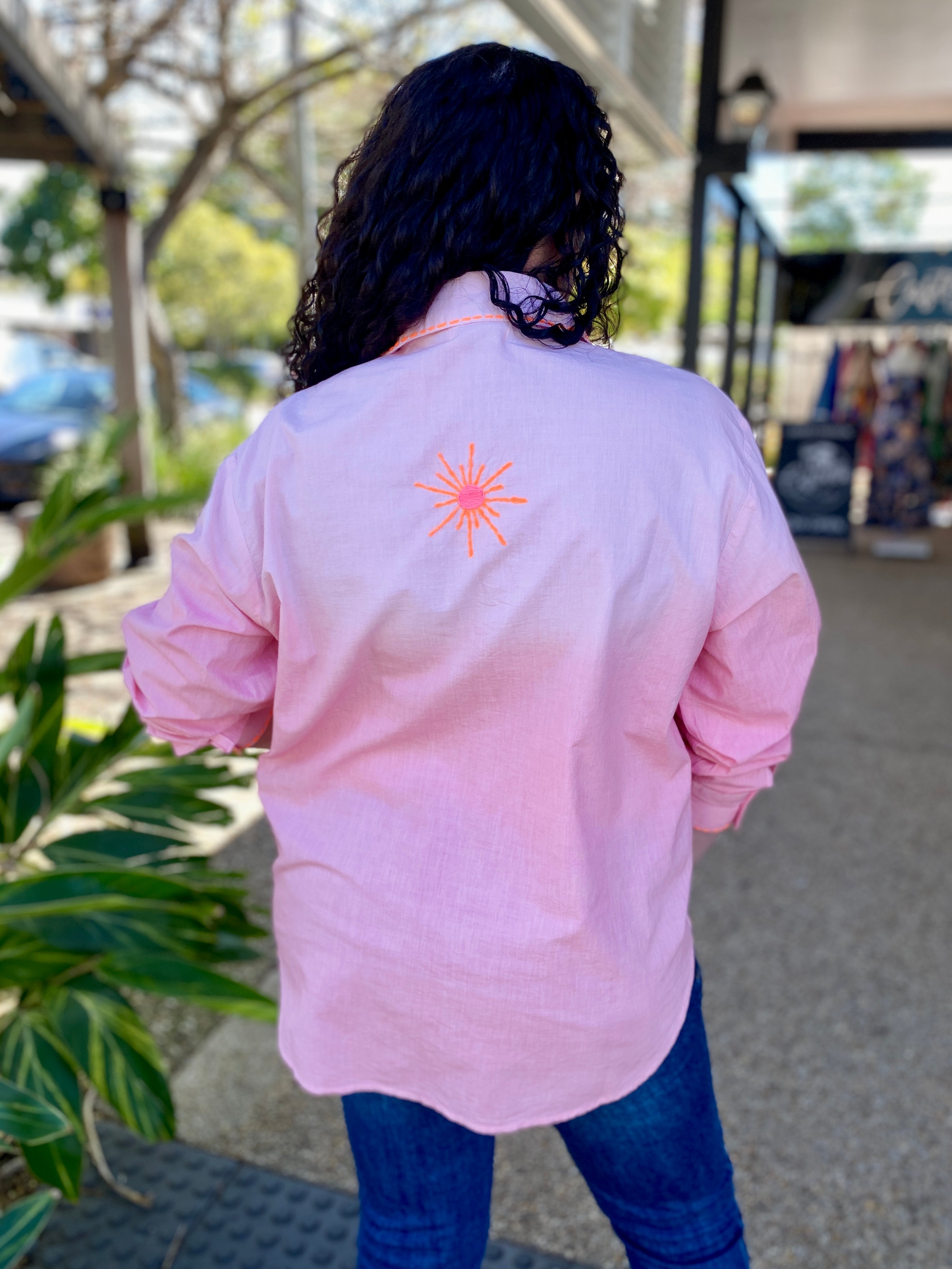 Palms Shirt – Pink