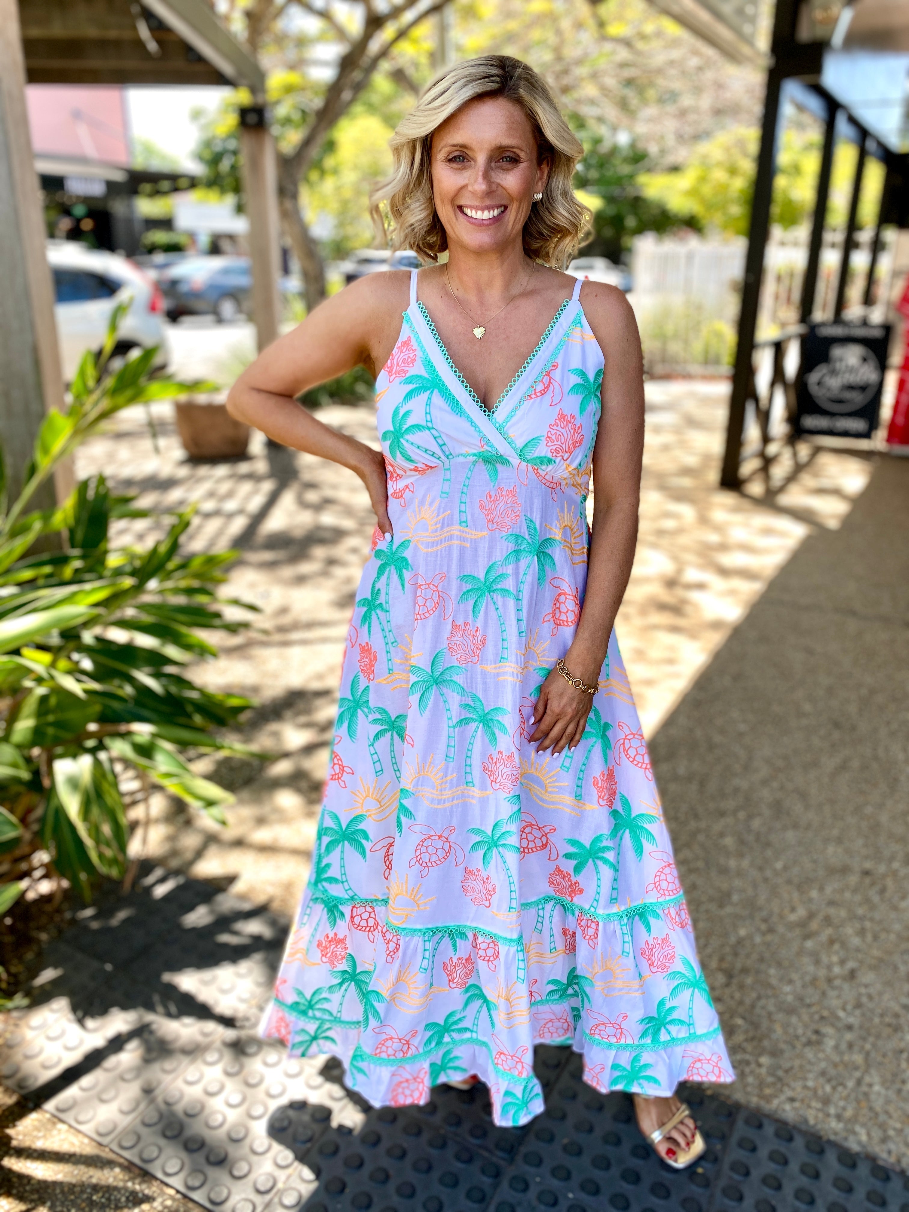 Coral Sundress