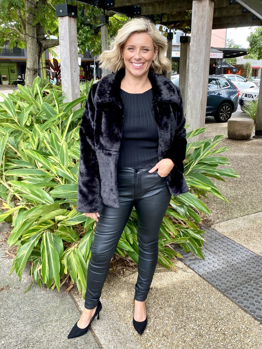 Jennifer Wet Look Pant