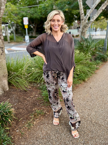 Moro Top – Taupe