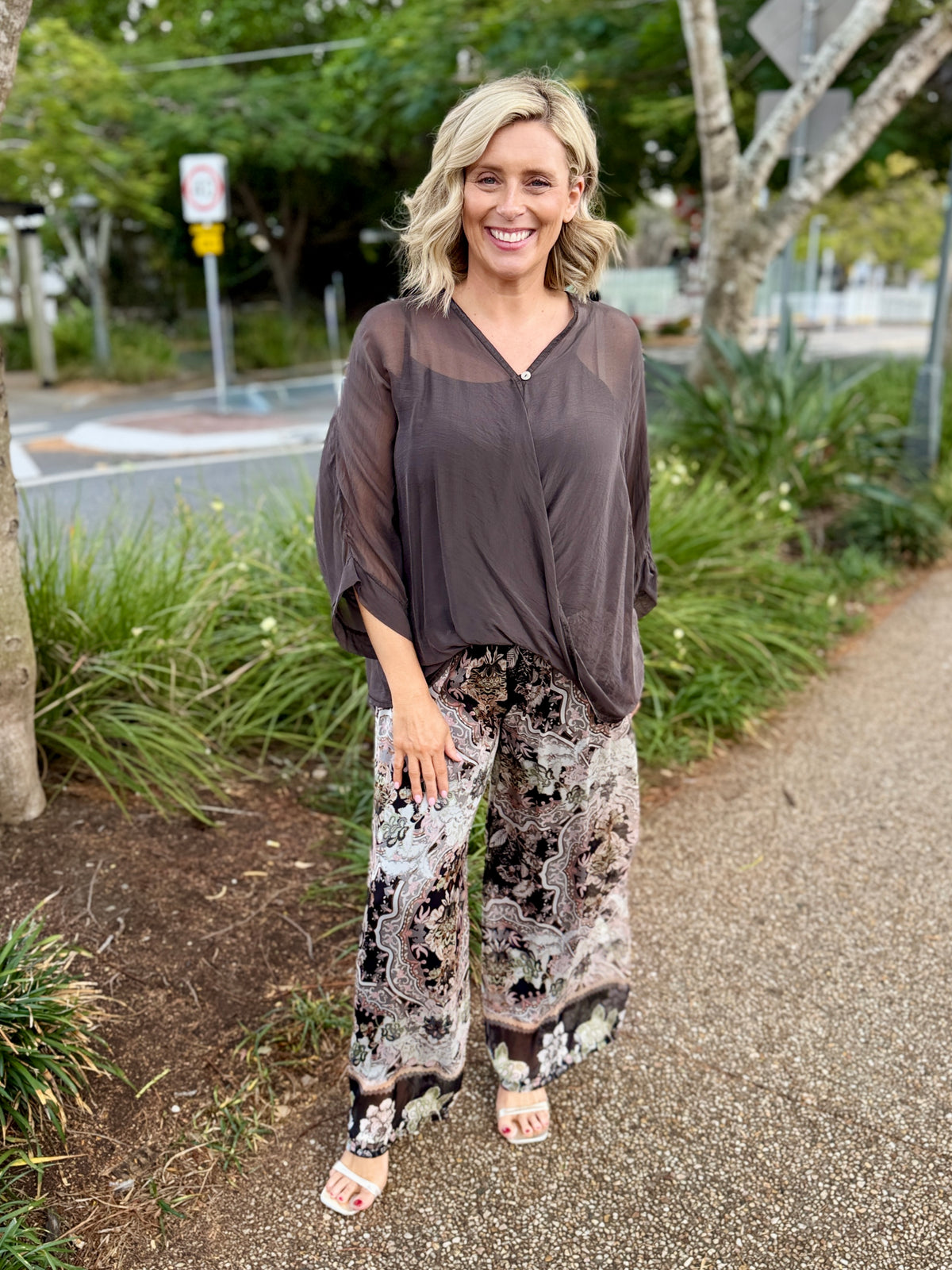 Moro Top – Taupe