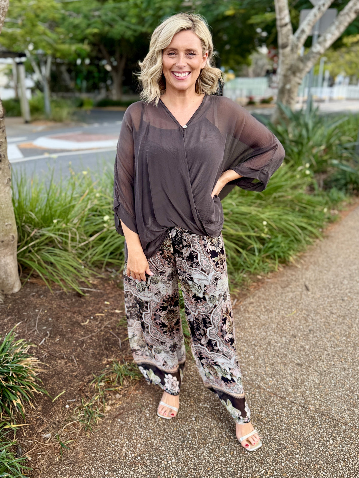 Moro Top – Taupe