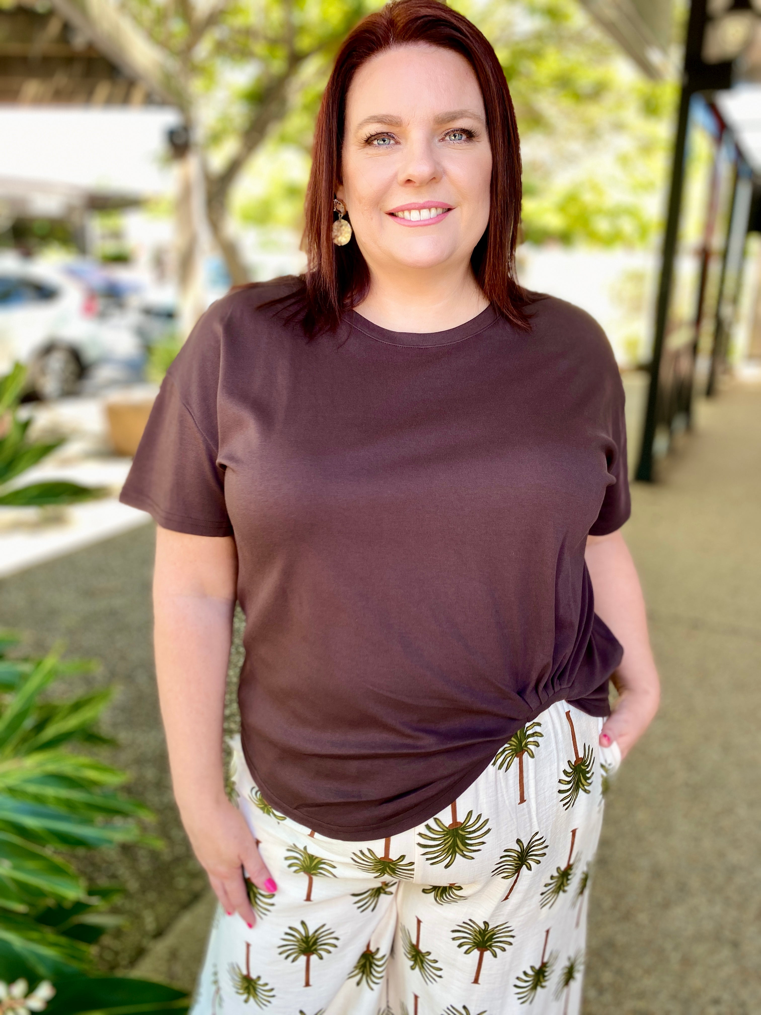Wynona Tee – Choc