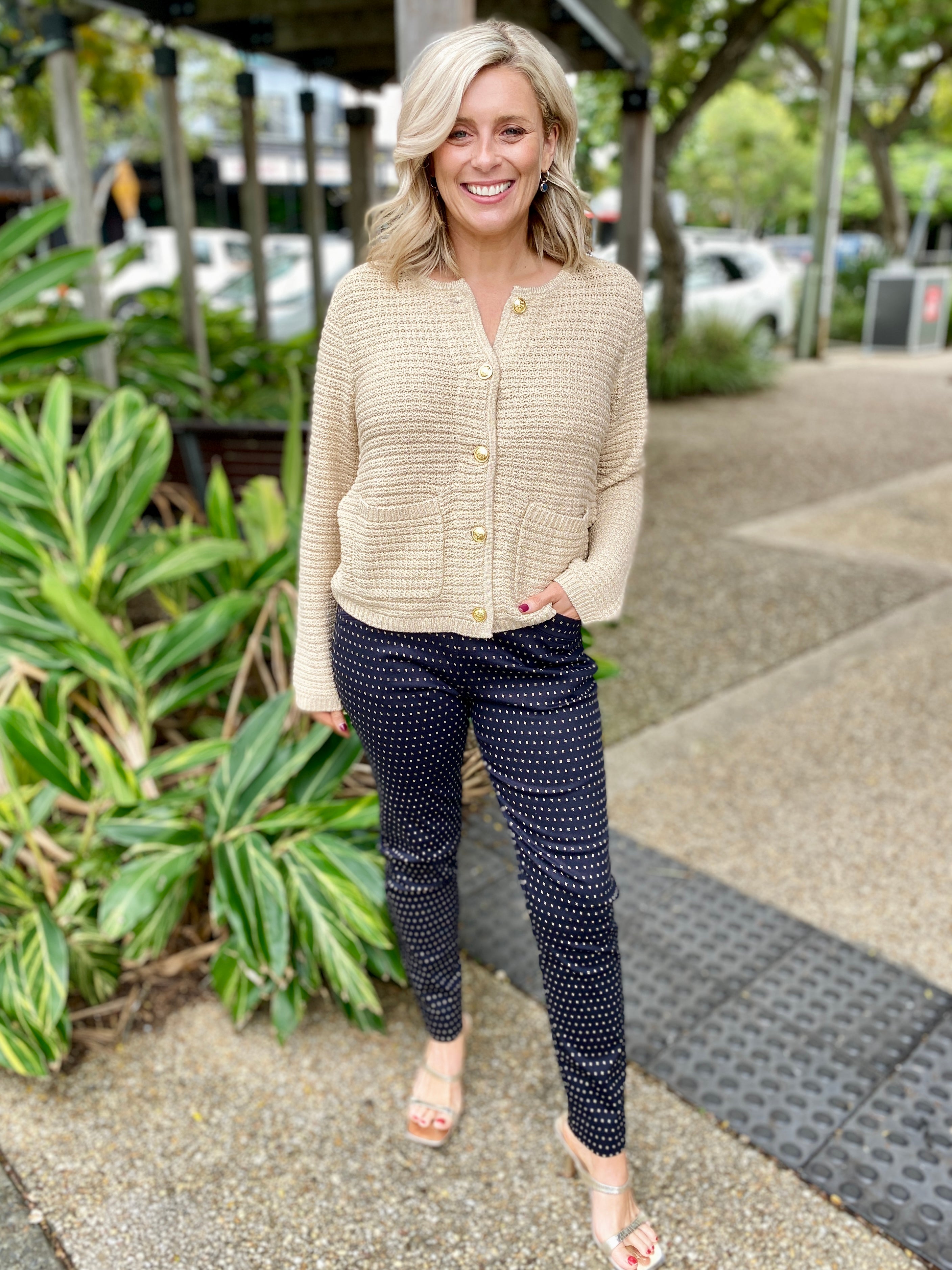 Milford Cardigan – Gold