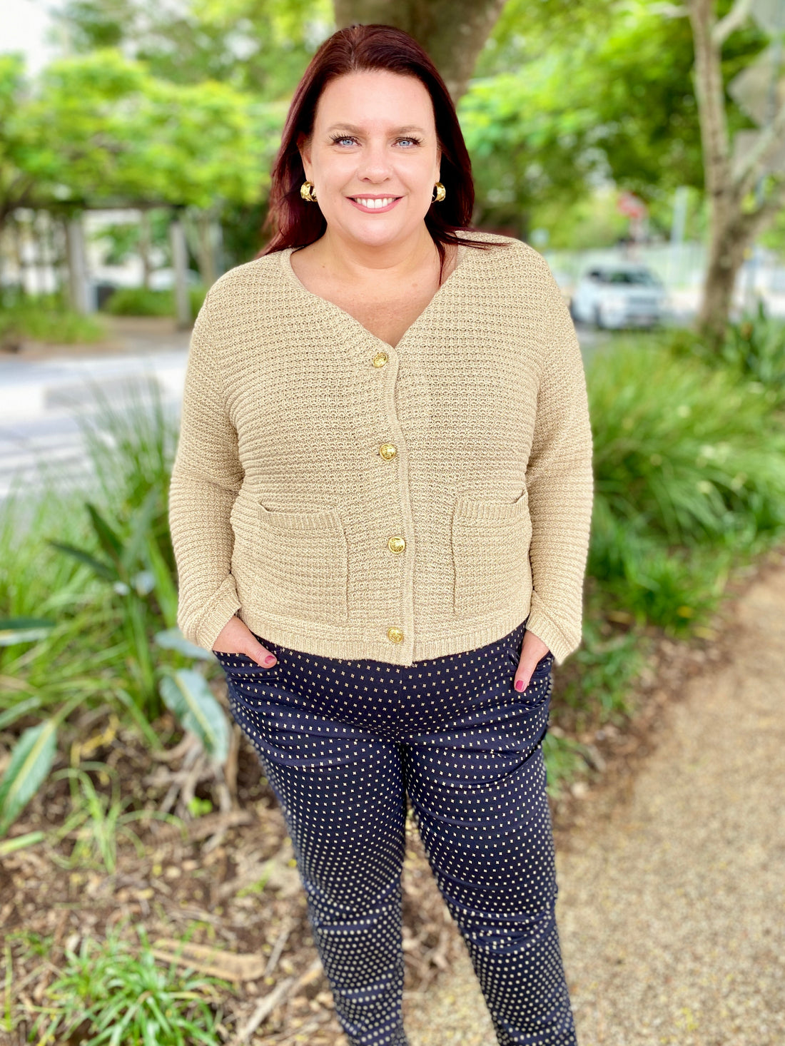 Milford Cardigan – Gold