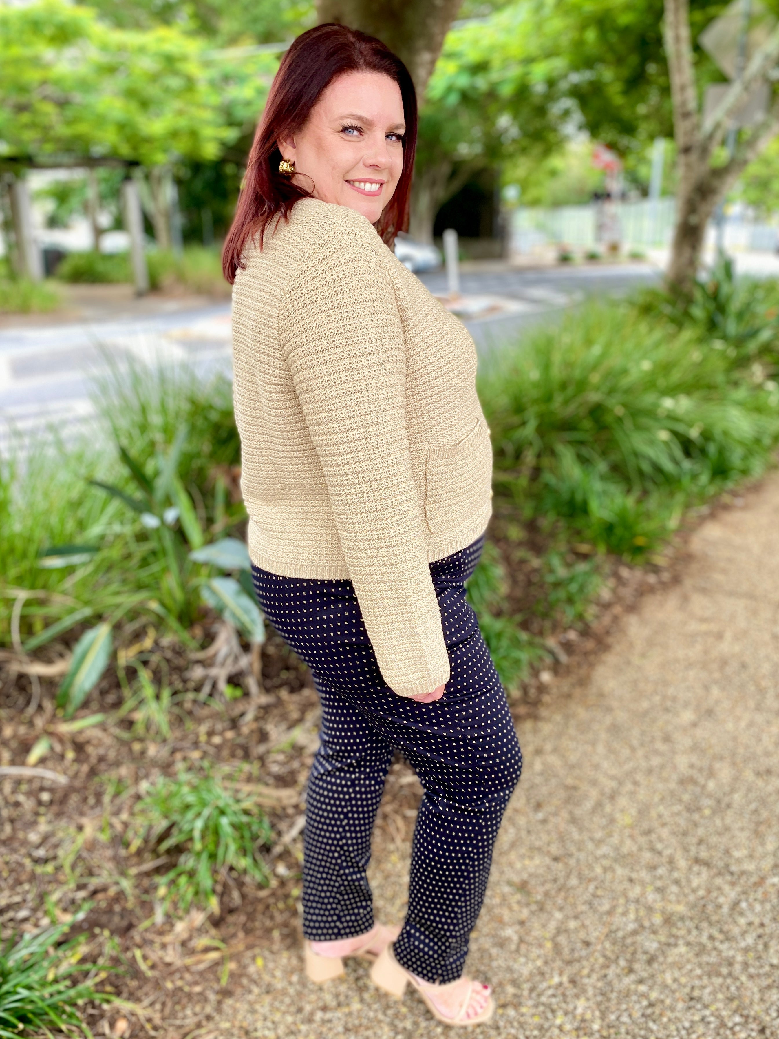 Milford Cardigan – Gold