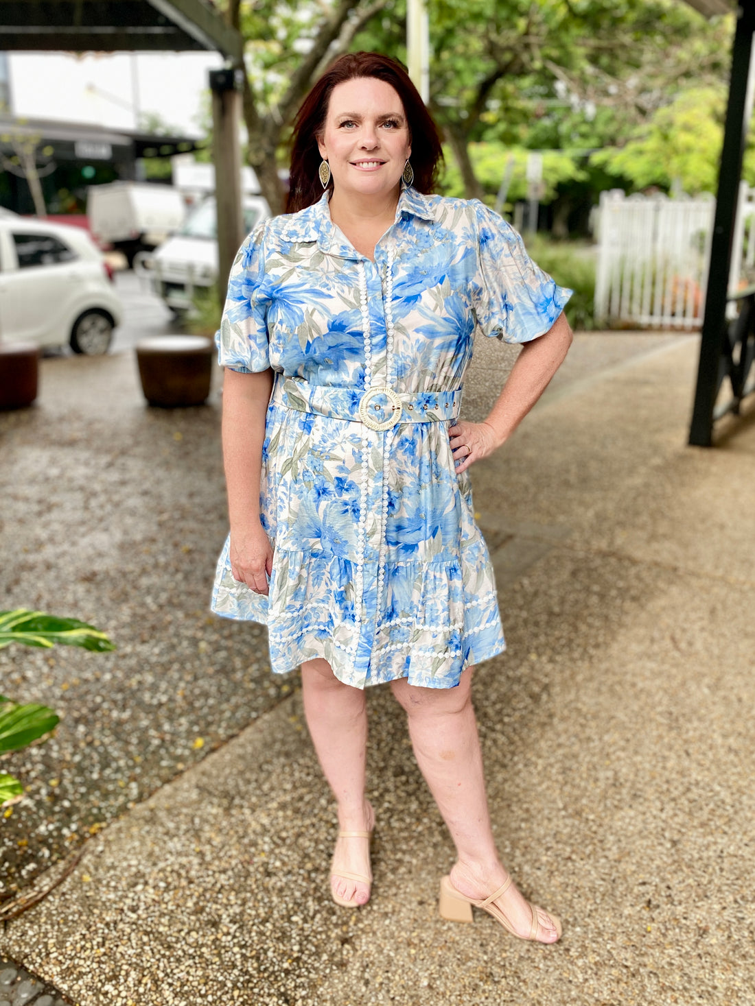 Tamera Mini Dress – Bluebell