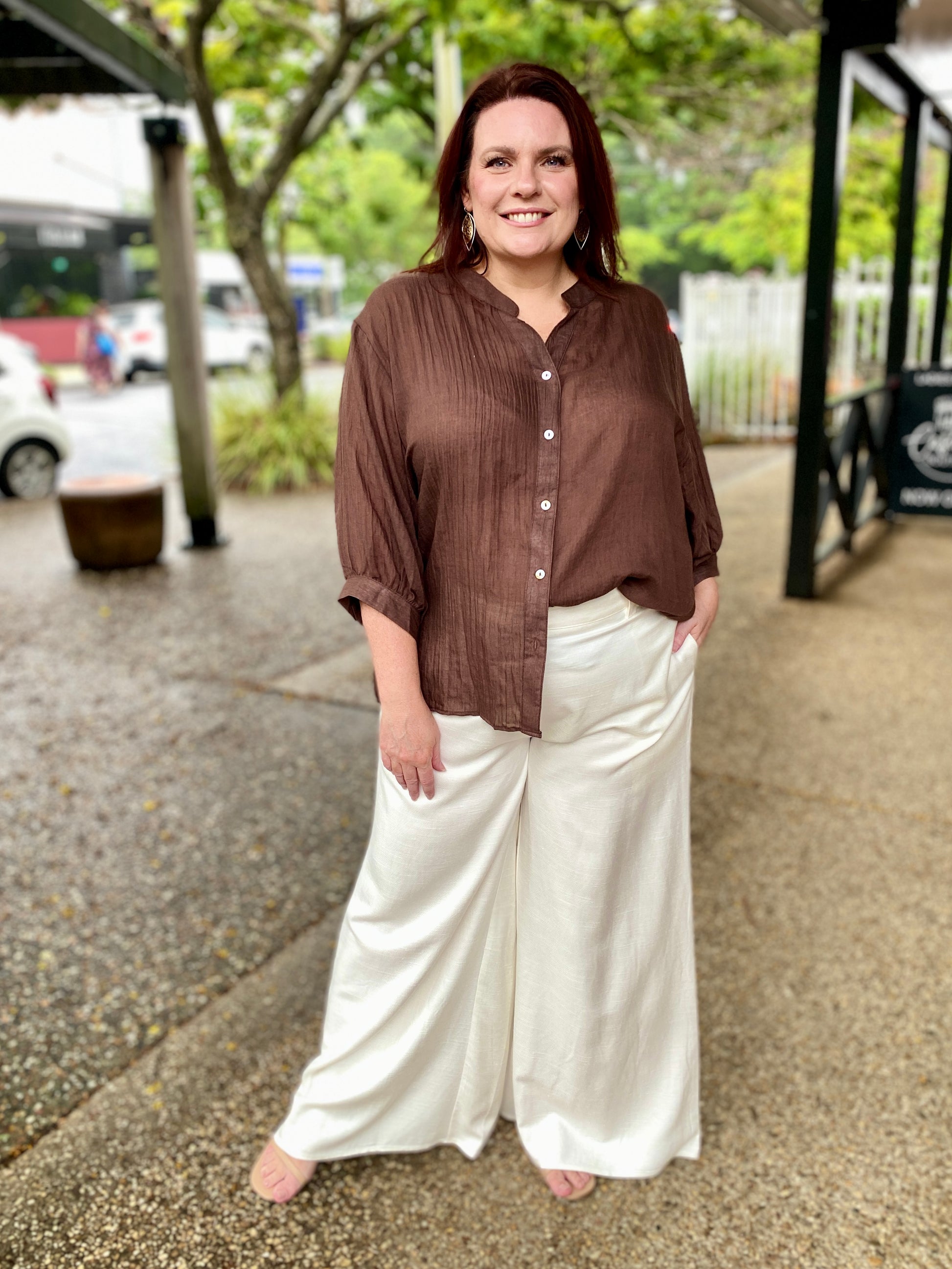 Jada Shirt – Choc