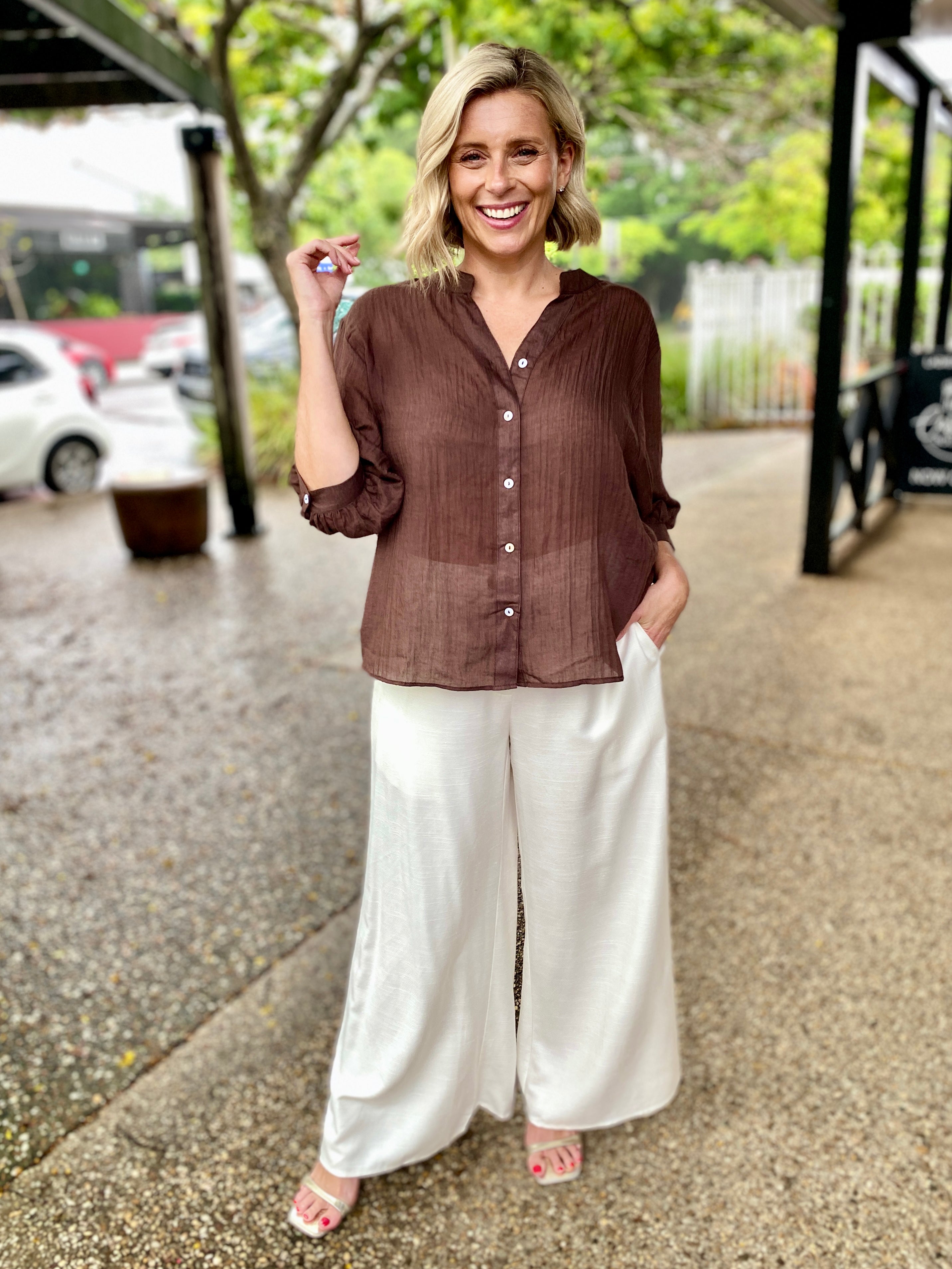 Jada Shirt – Choc