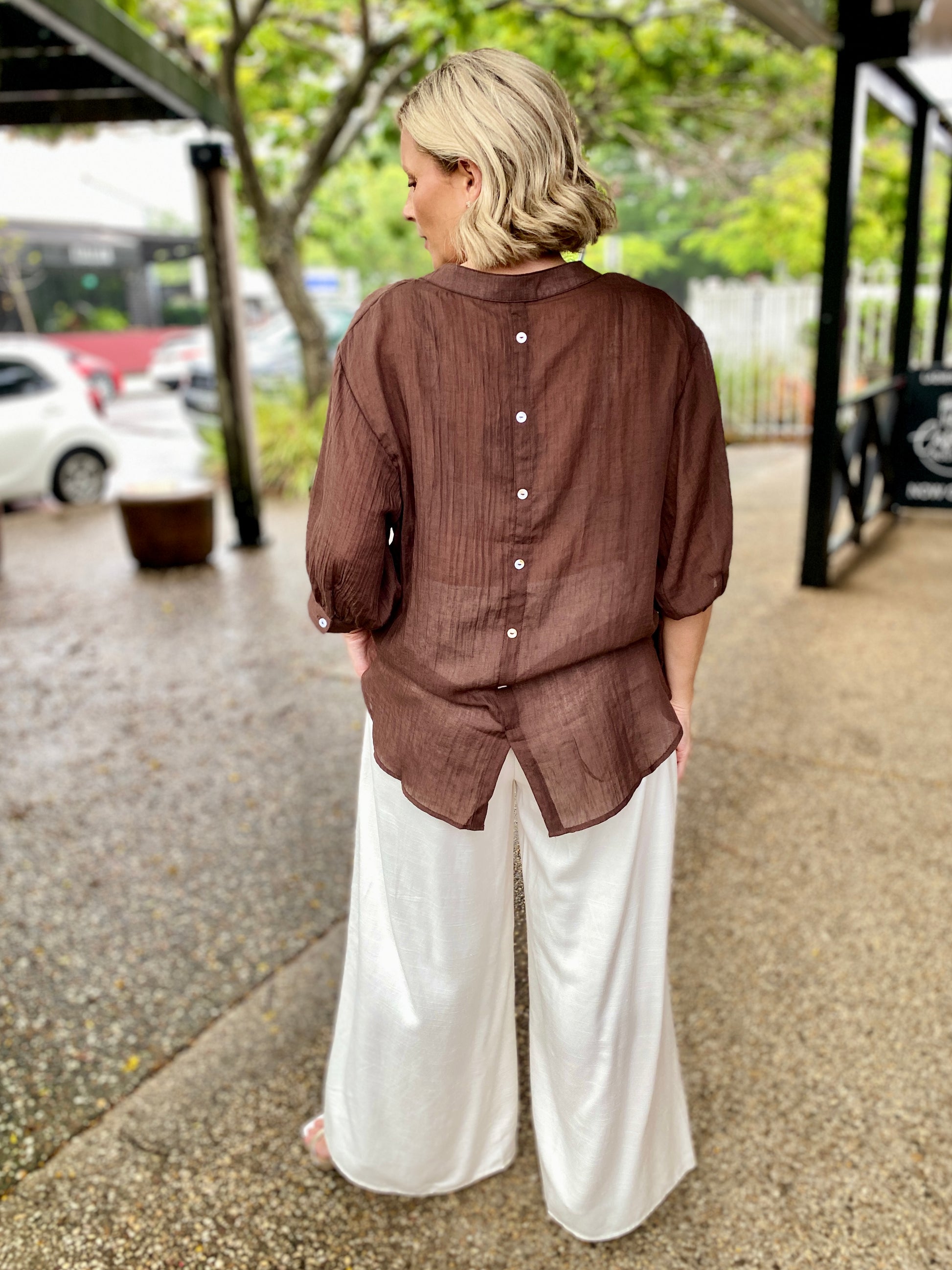 Jada Shirt – Choc