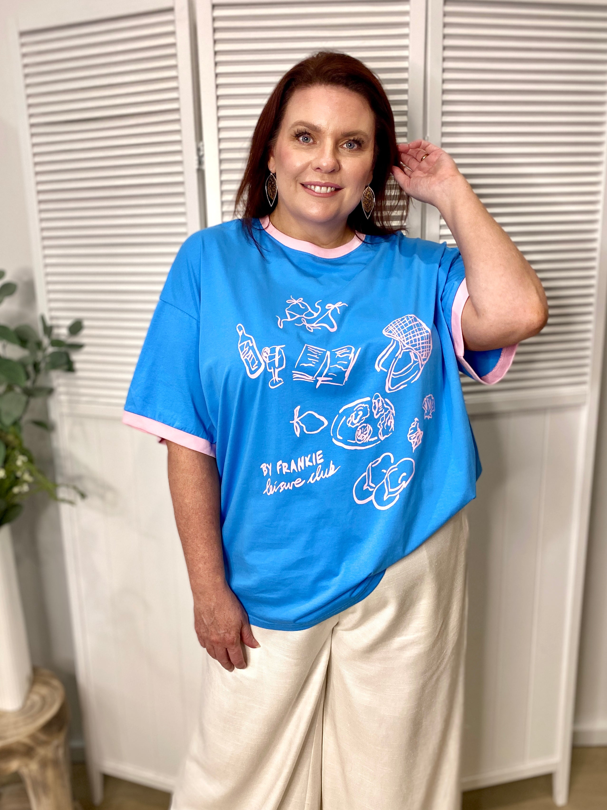 Leisure Club Tee – Blue