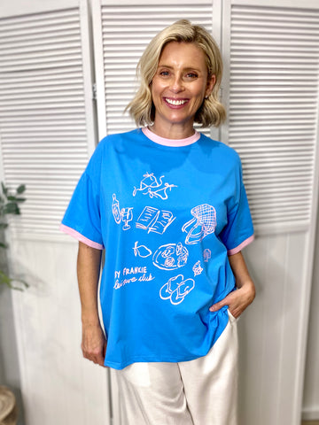 Leisure Club Tee – Blue