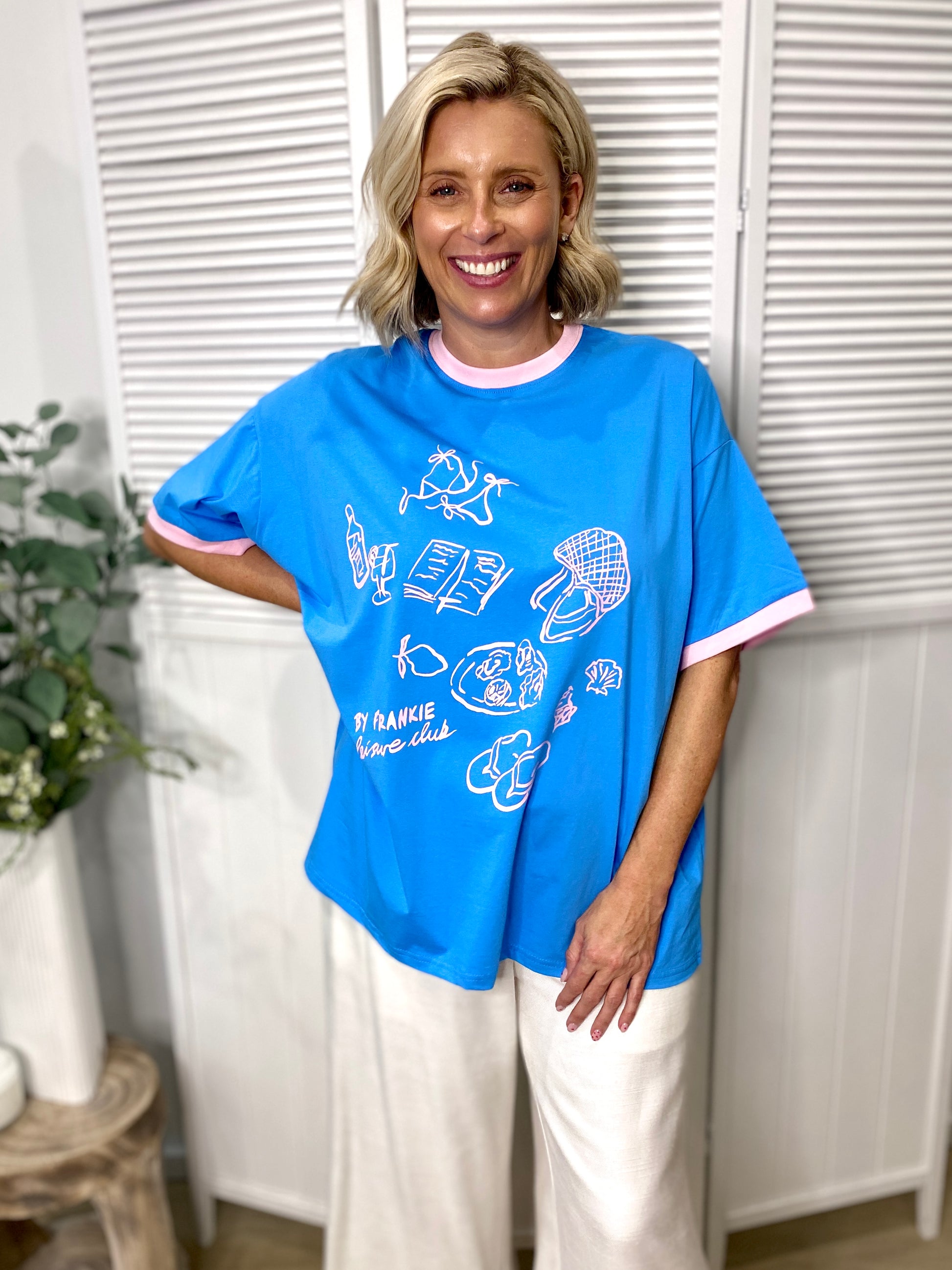 Leisure Club Tee – Blue