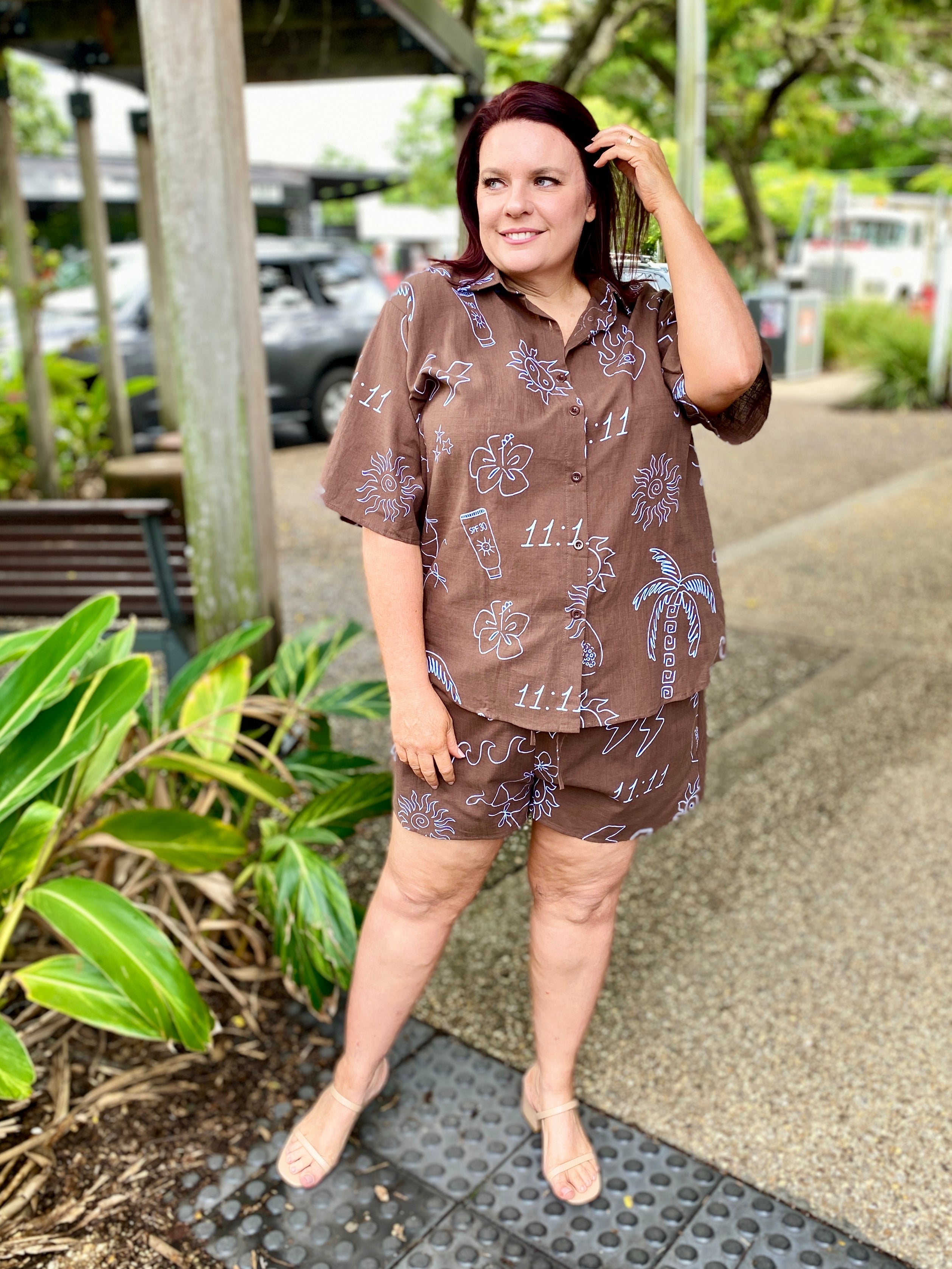 Angel Shirt – Choc/Blue