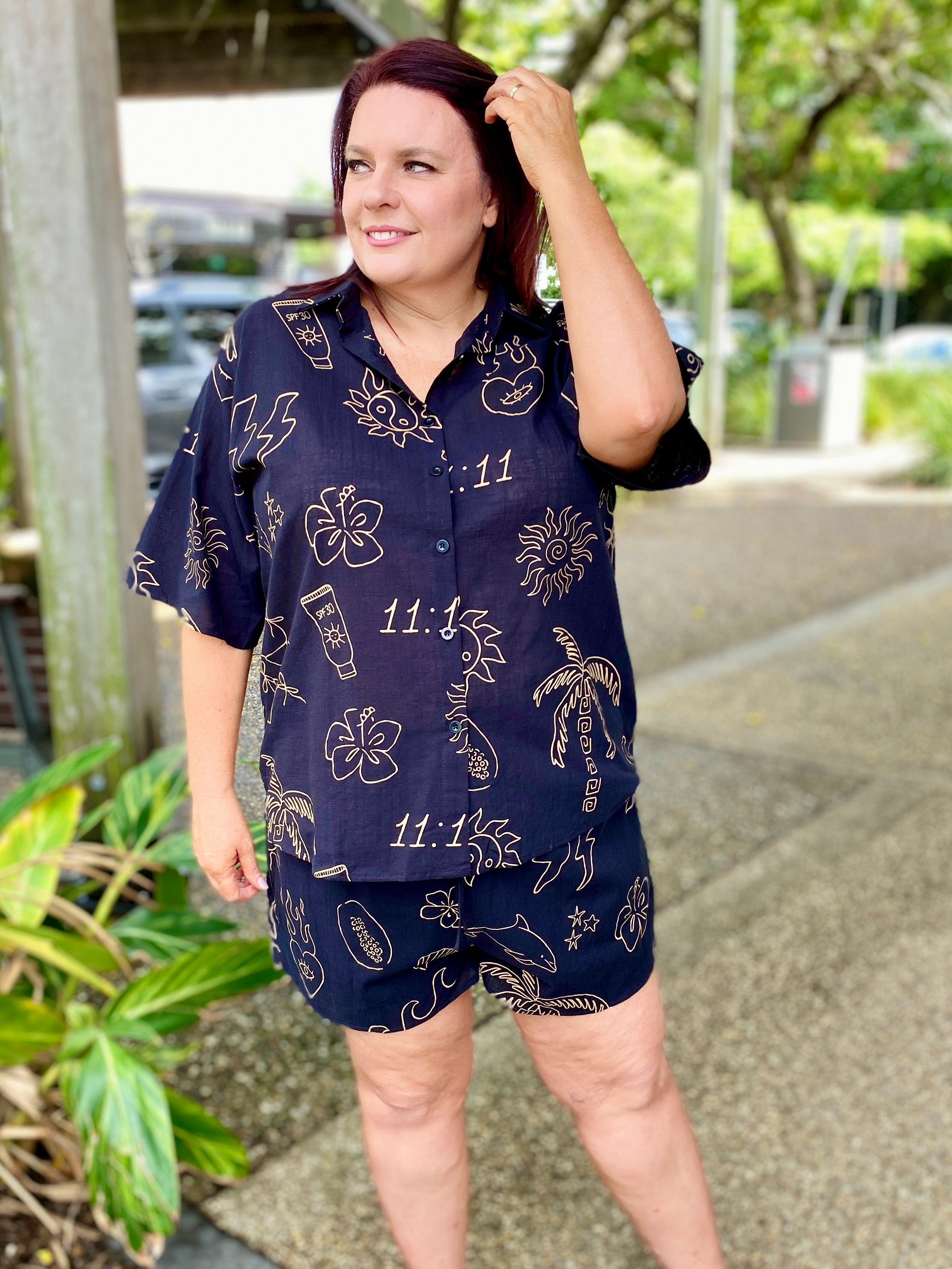 Angel Shirt – Black/Tan
