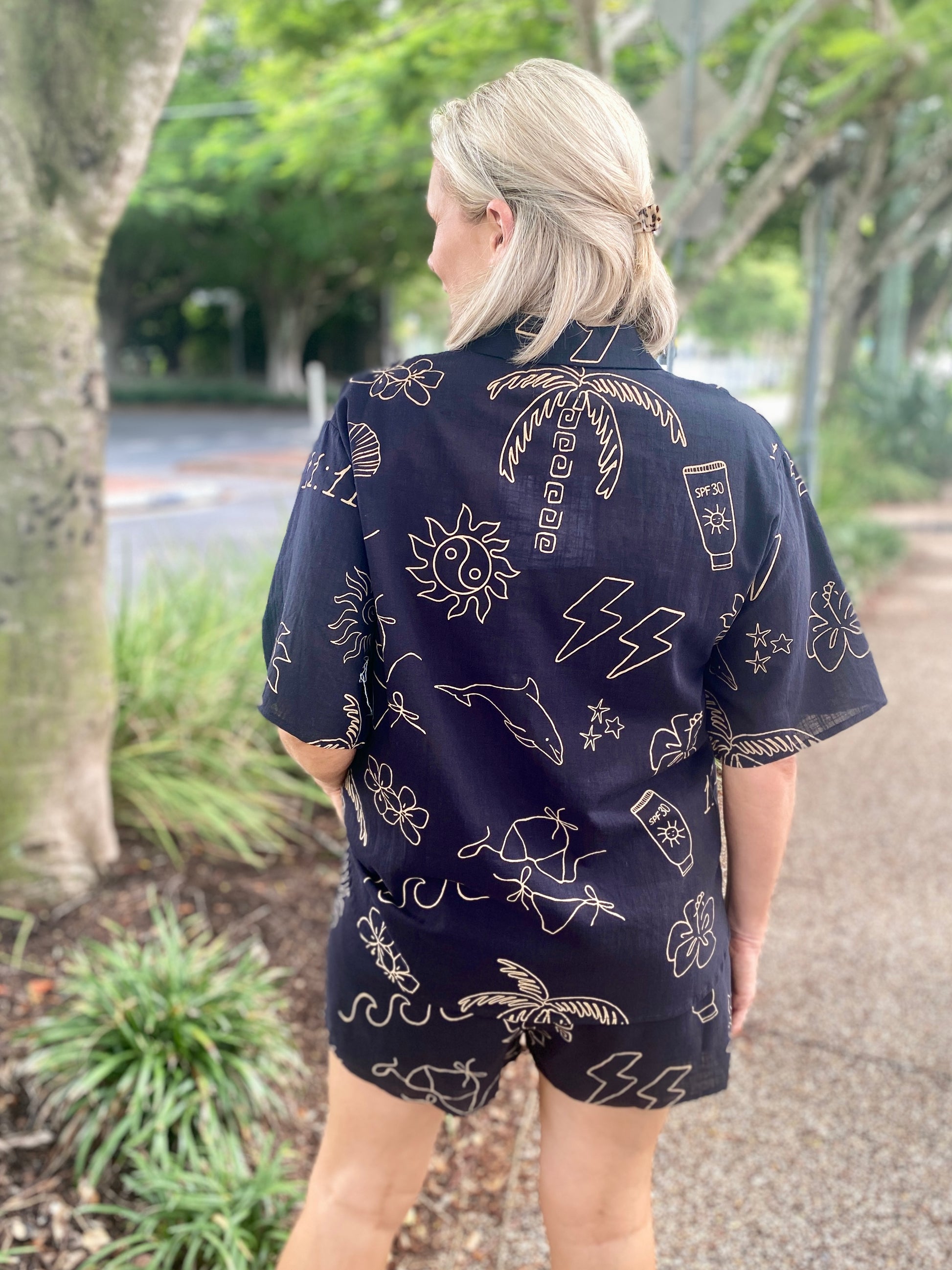 Angel Shirt – Black/Tan