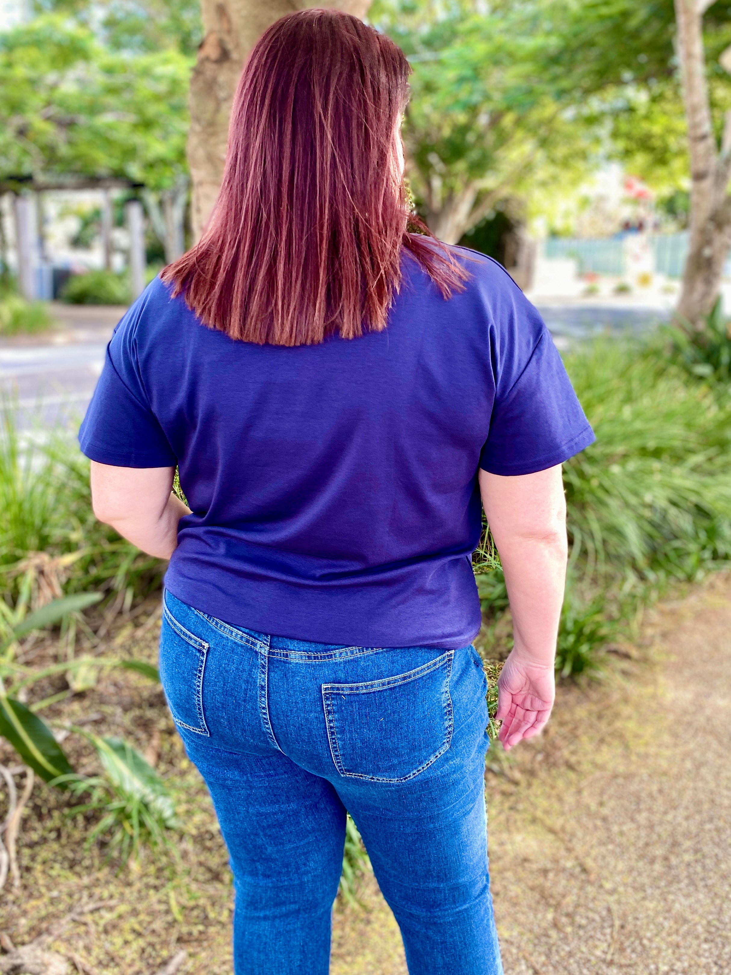 Wynona Tee – Navy