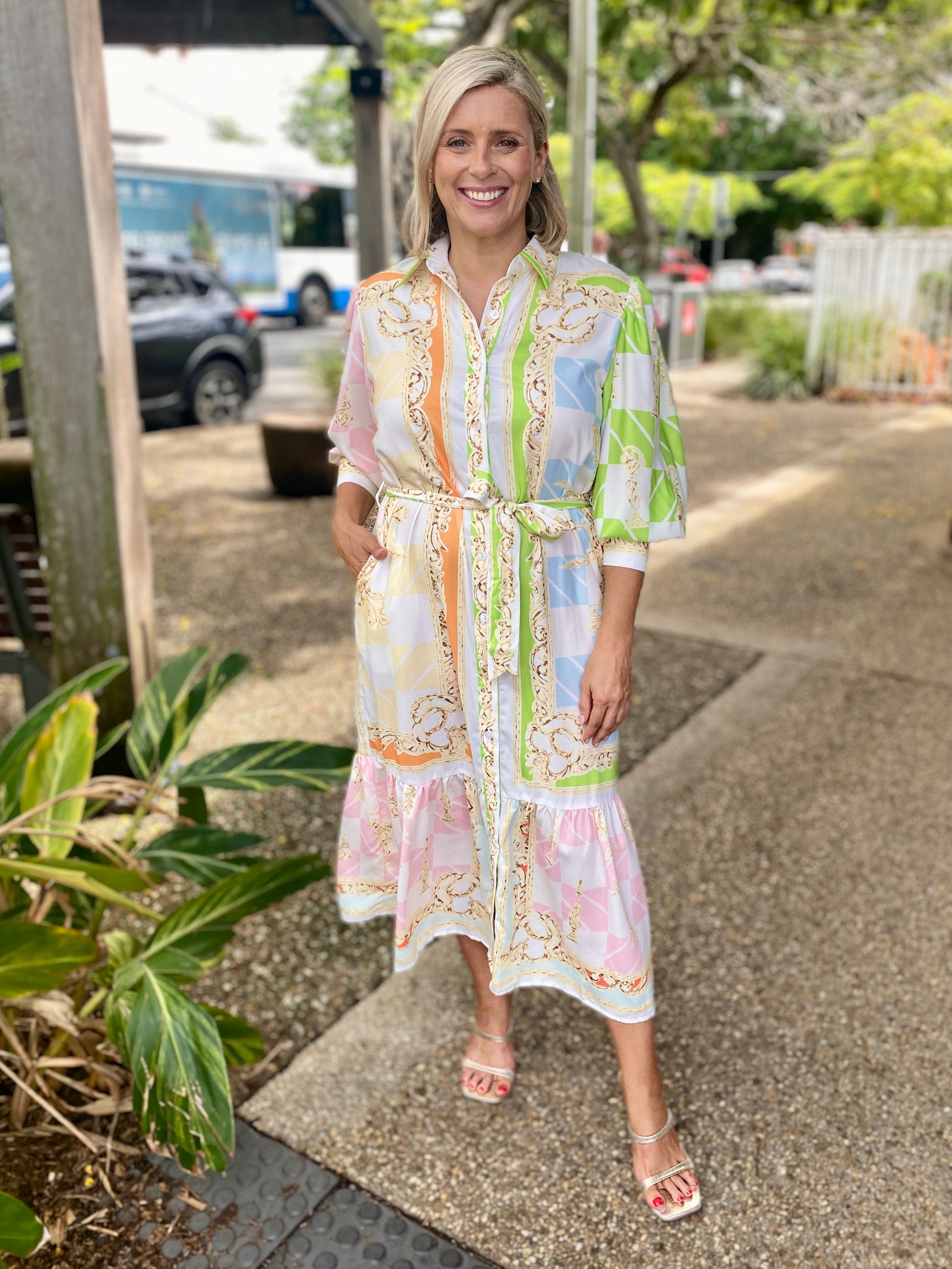 Lacey Shirt Dress